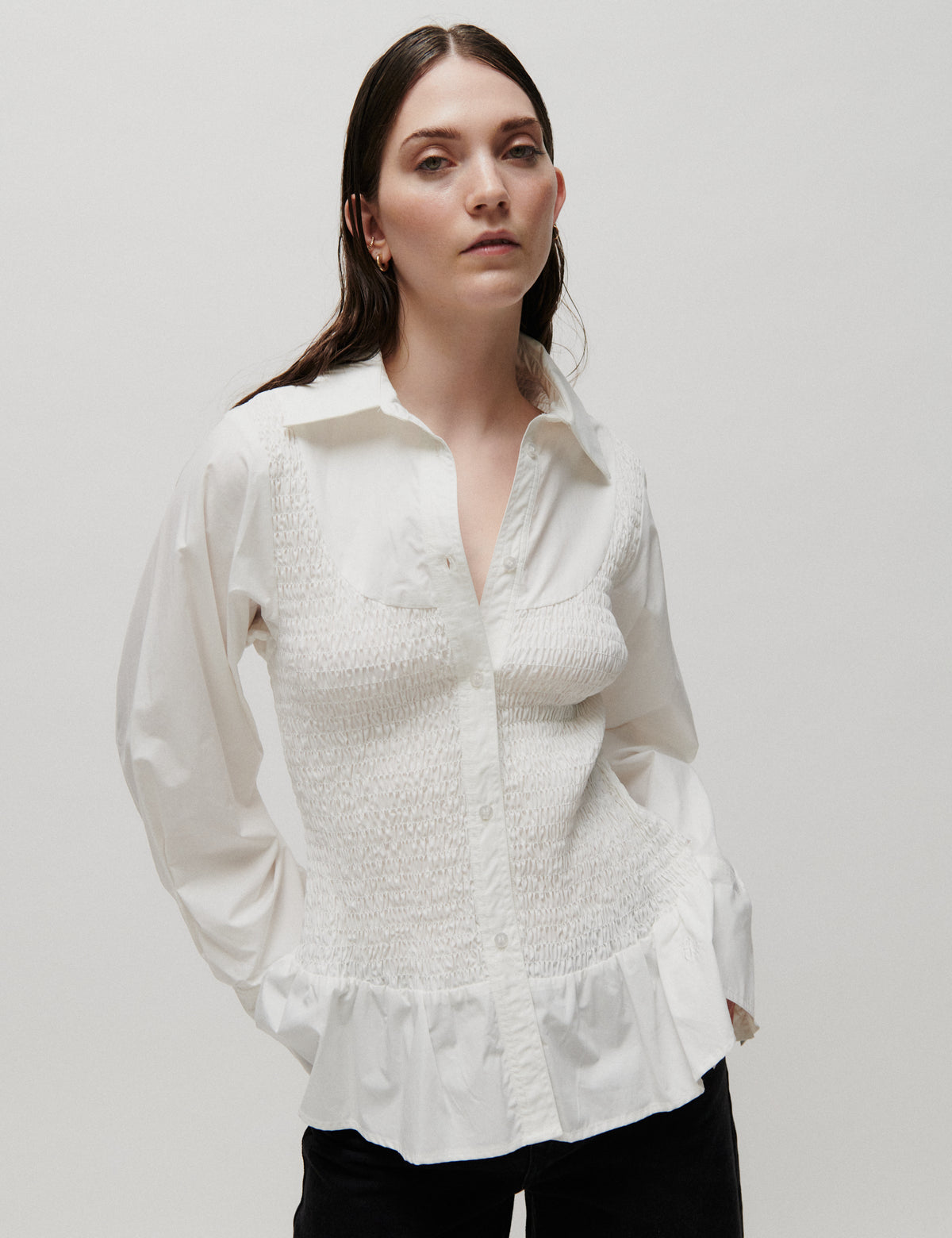 2NDDAY 2NDJoda - Crispy Poplin - Shirt Shirt 114001 Brilliant White