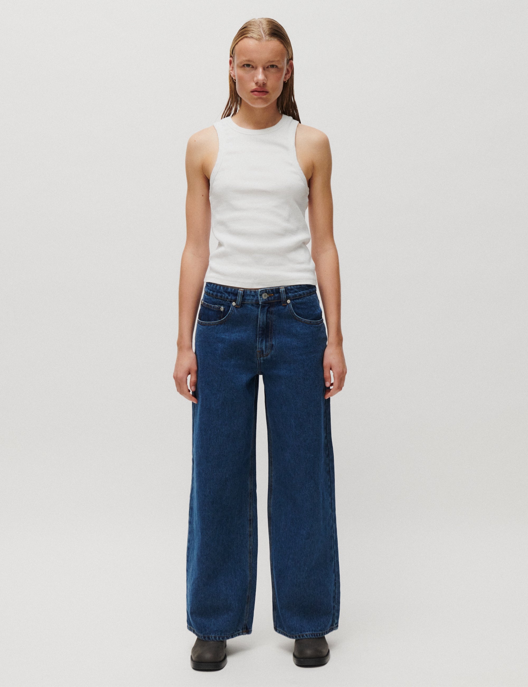2NDDAY 2NDPurity - Classic Rib T-shirt 110601 Bright White
