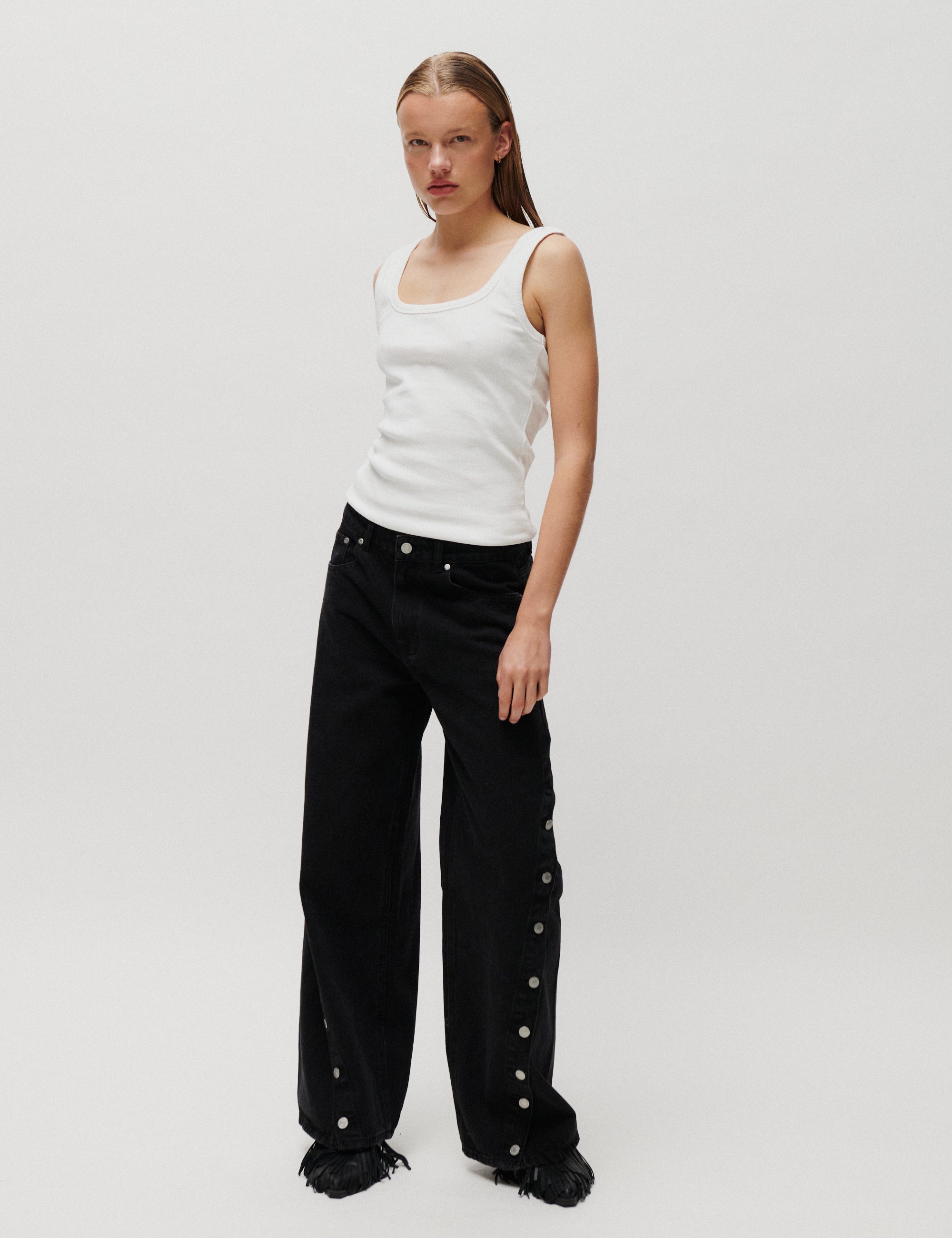 2NDDAY 2NDTyler - Black Wash Pants D002 Black Denim