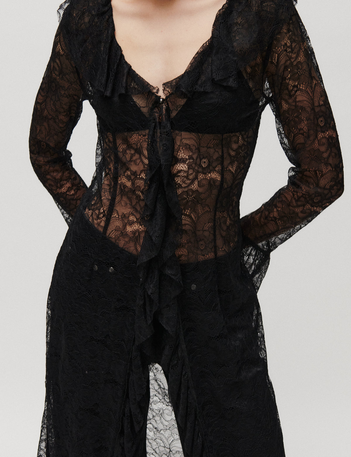 2NDDAY 2NDWilletta - Refined Lace Dress 190303 Black