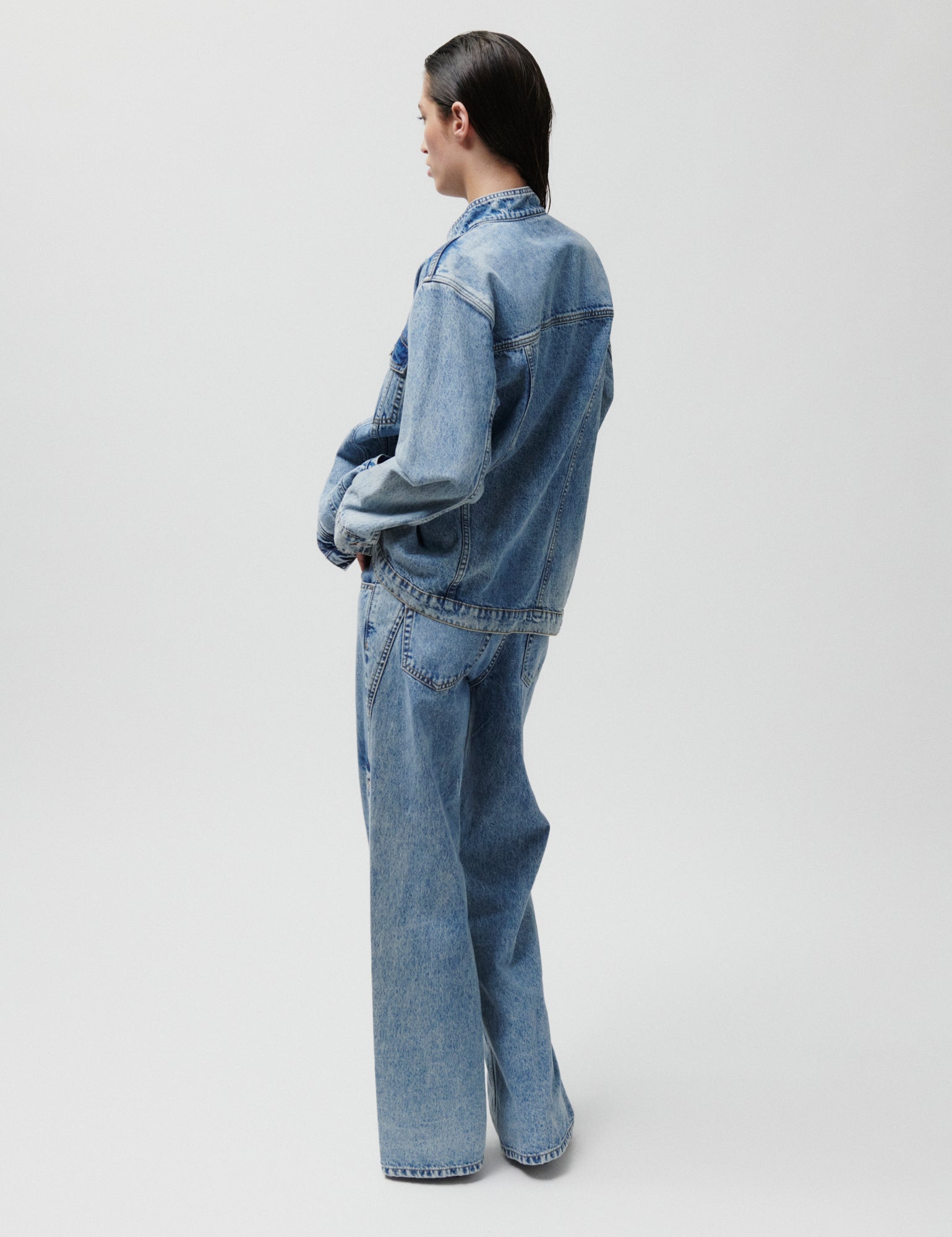 2NDDAY 2ND Alanna - Summer Blue Denim Tops & T-Shirts D019 Mid Blue