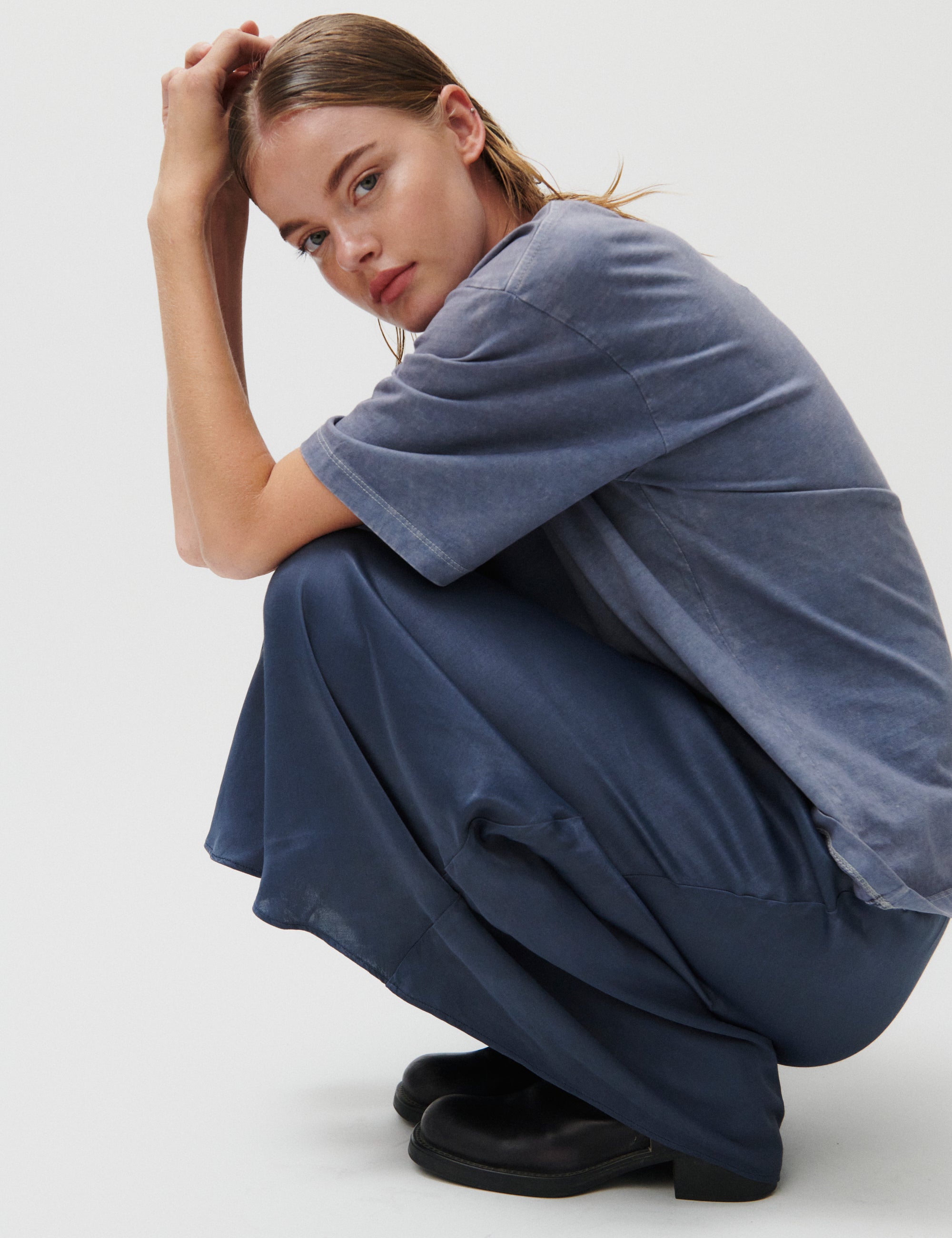 2NDDAY 2ND Arale TT - Light weight Jersey Tops & T-Shirts 183916 Flint stone