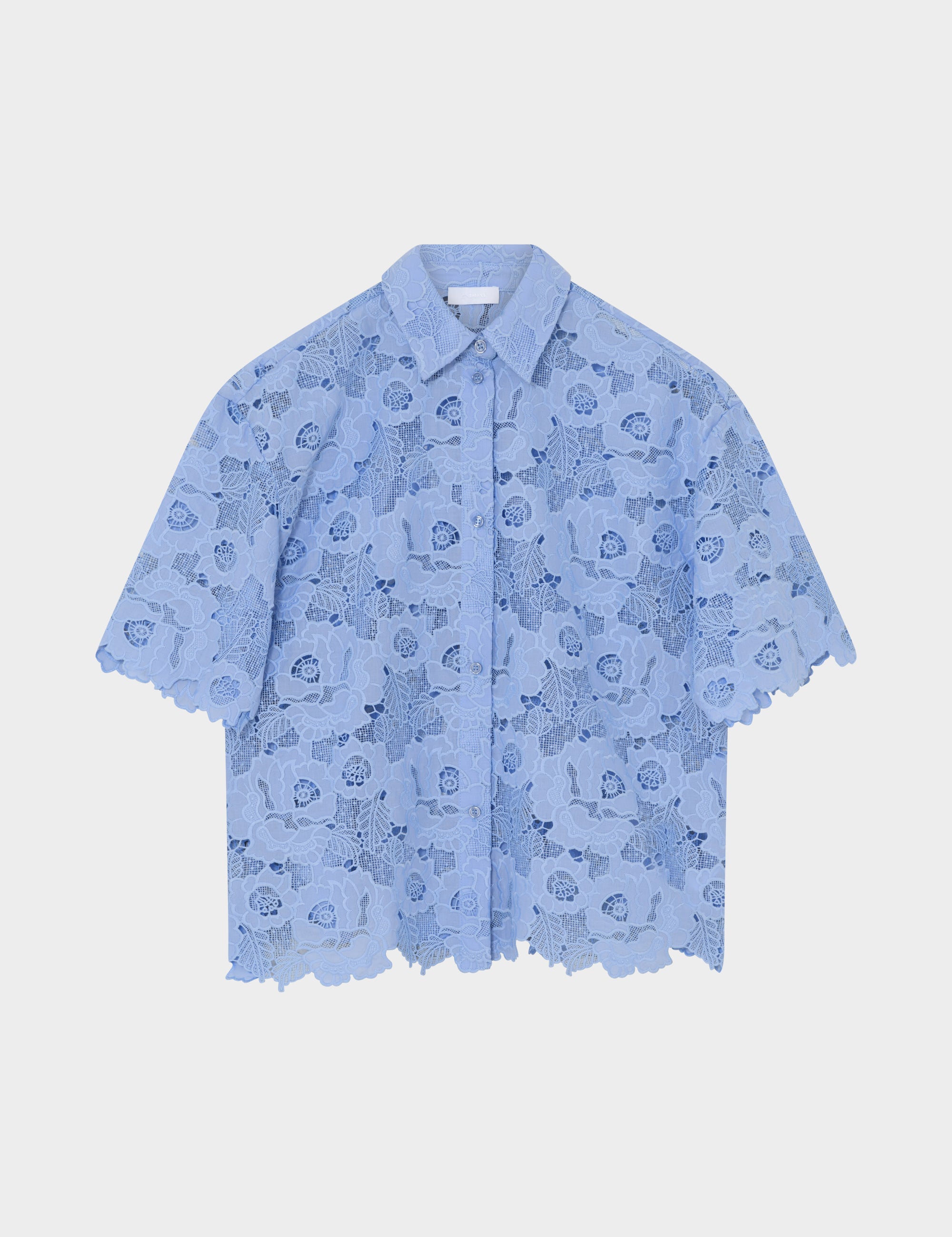 2NDDAY 2ND Austinas - Broderi Anglaise Mix Shirts & Blouses 144115 CASHMERE BLUE