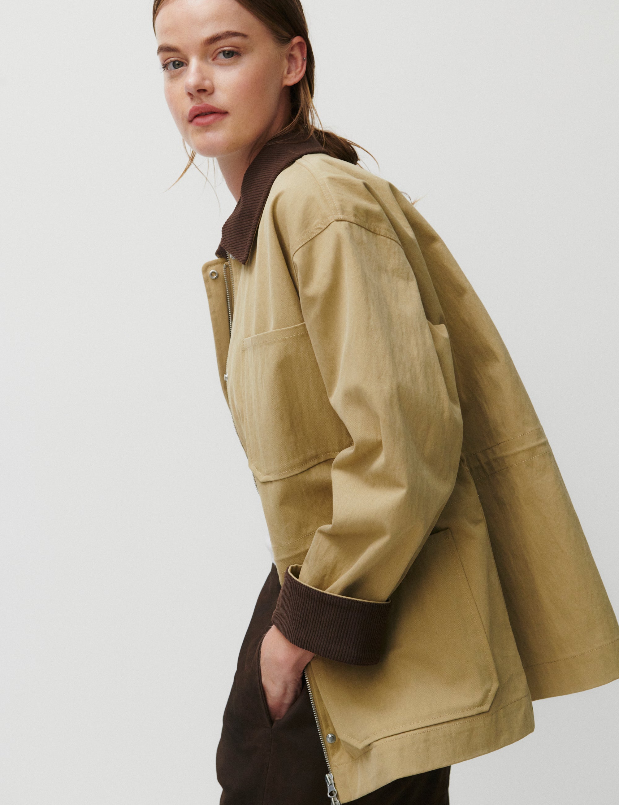 2NDDAY 2ND Bruce - Firm Cotton - Jacket Jacket 171022 Kelp
