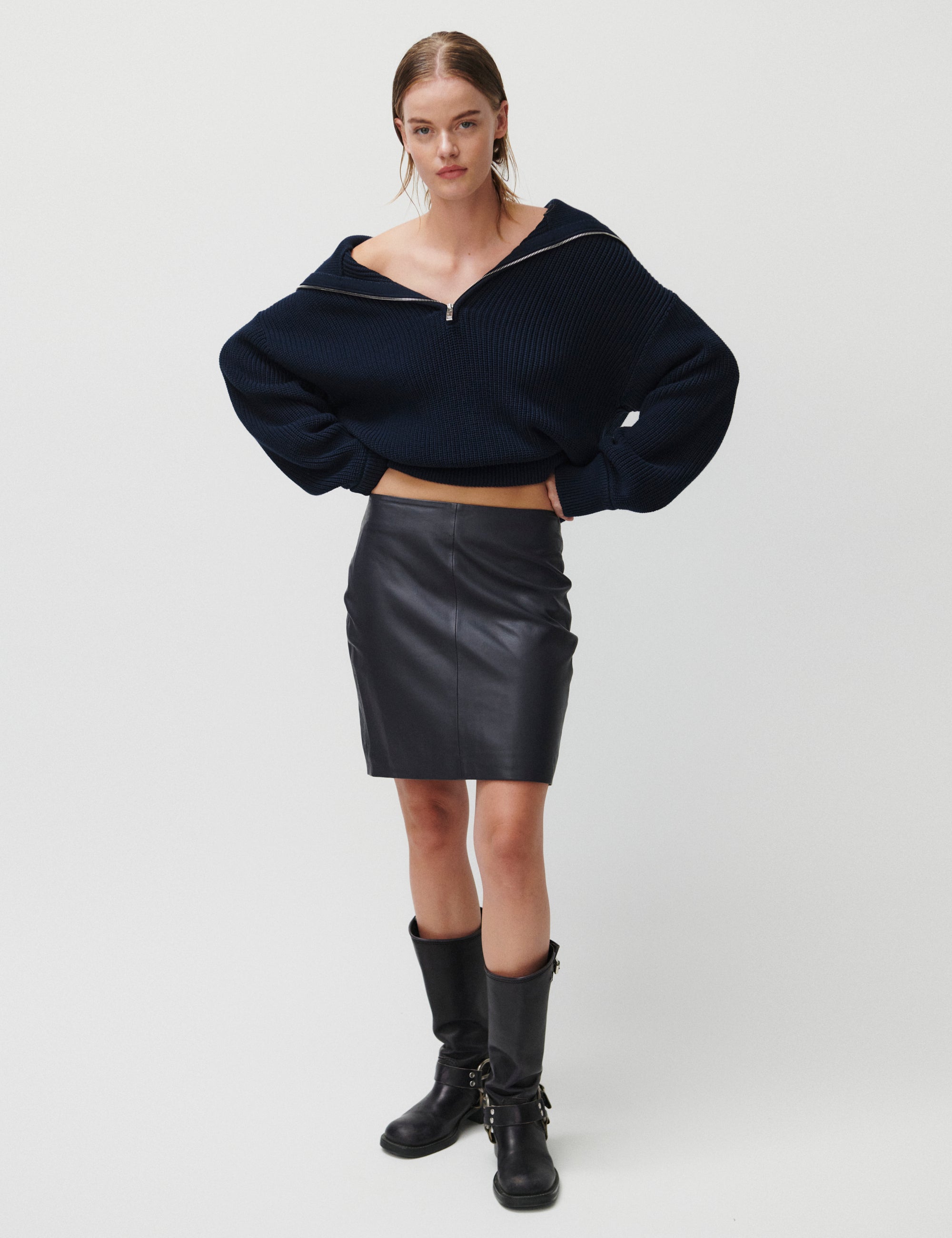 2NDDAY 2ND Ceciliana - Classic Leather - Skirt Skirt 193918 Periscope