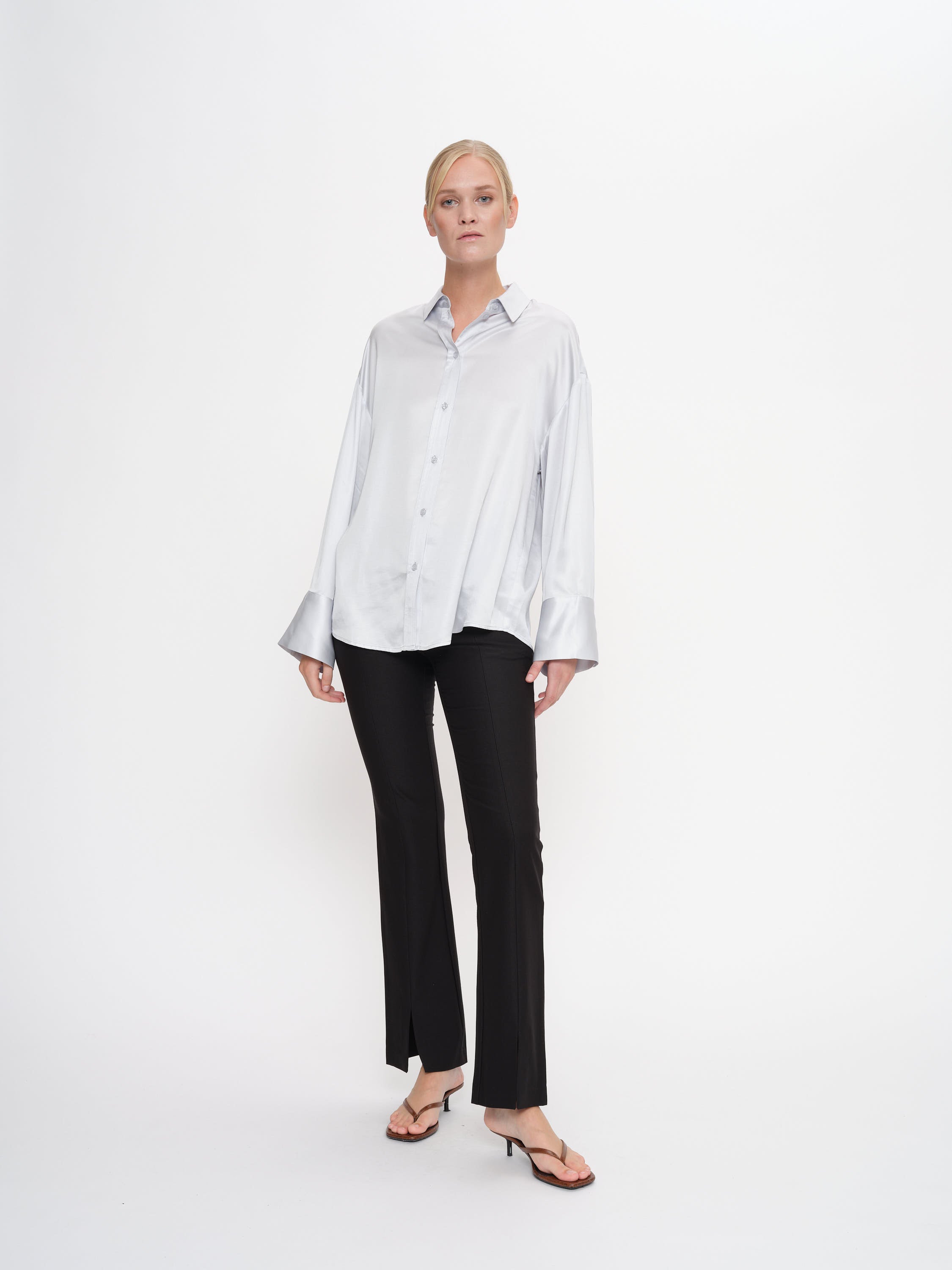 2NDDAY 2ND Clarose - Silky Viscose Shirts & Blouses 134110 Arctic Ice