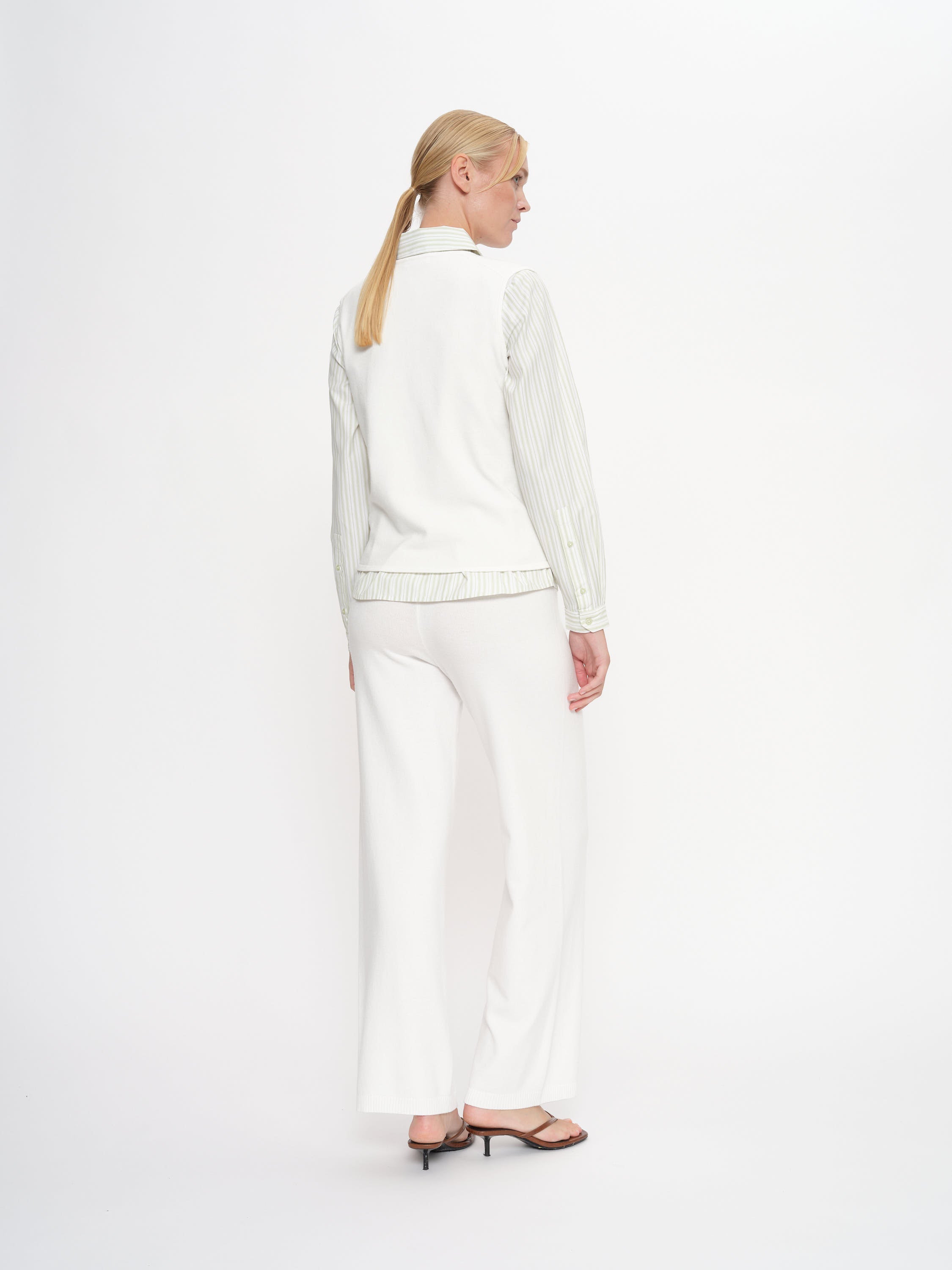 2NDDAY 2ND Coral - Viscose Knit Vest 111001 WHITE ALYSSUM
