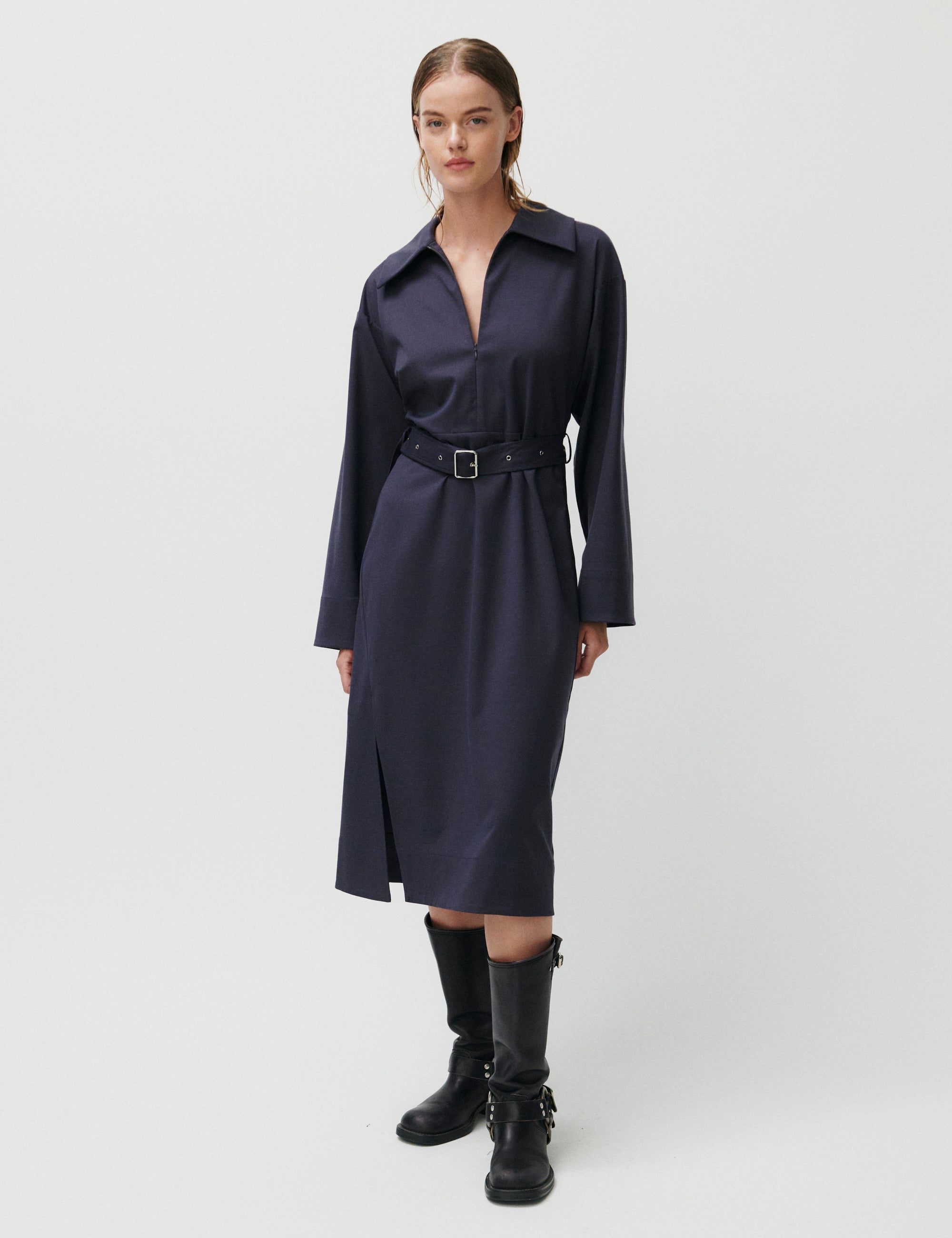 2NDDAY 2ND Domella - Mid weight Suiting Dress 193918 Periscope