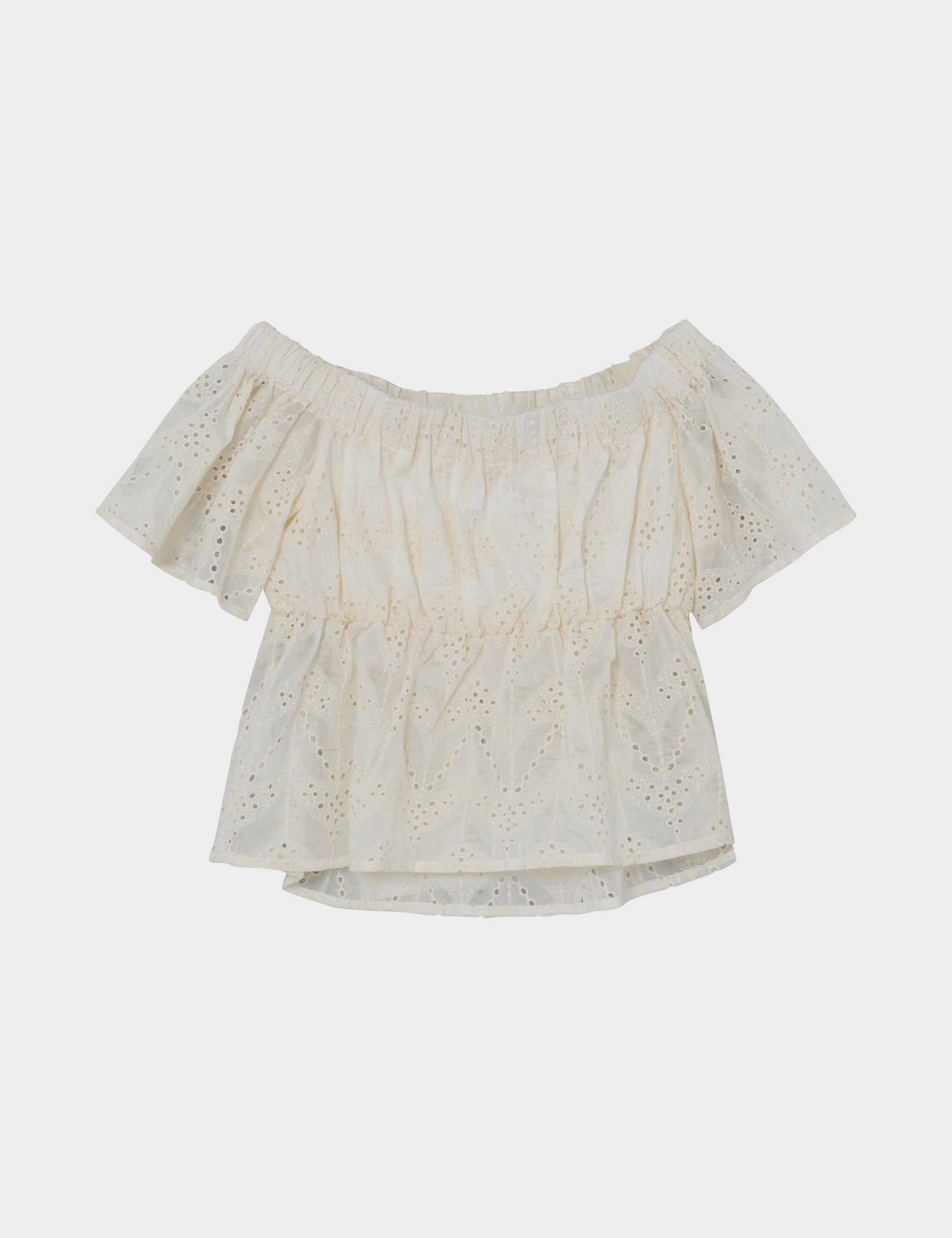 2NDDAY 2ND Gian - Airy Anglaise Shirts & Blouses 114001 Brilliant White