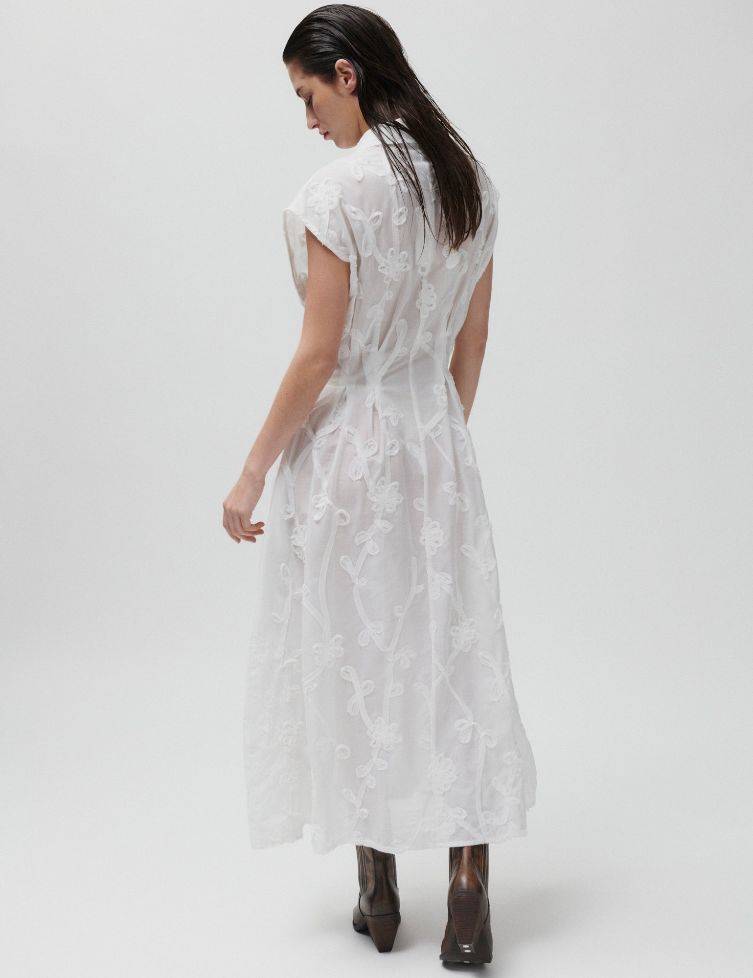 2NDDAY 2ND Jamie - Crisp Summer Shirting Dress 114001 Brilliant White