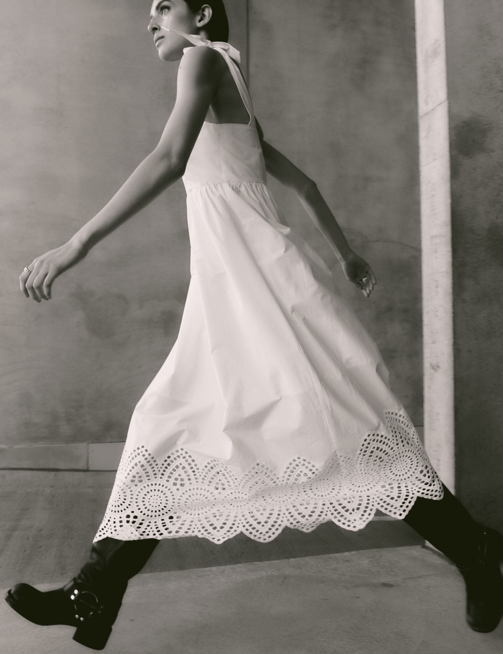 2NDDAY 2ND Kolo - Poplin Charm Dress 114001 Brilliant White