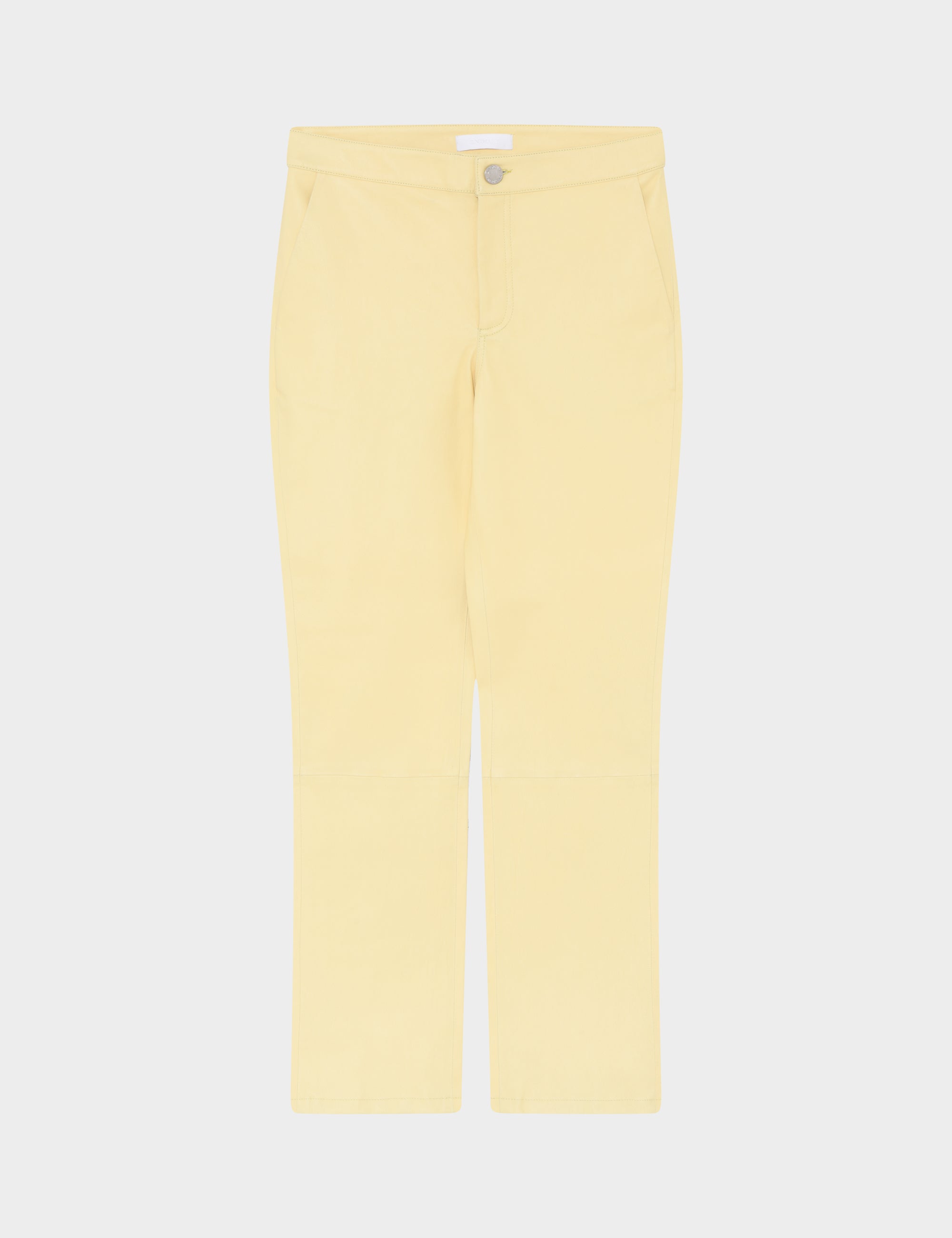 2NDDAY 2ND Leya - Refined Stretch Leather Pants 06032 Mellow Yellow