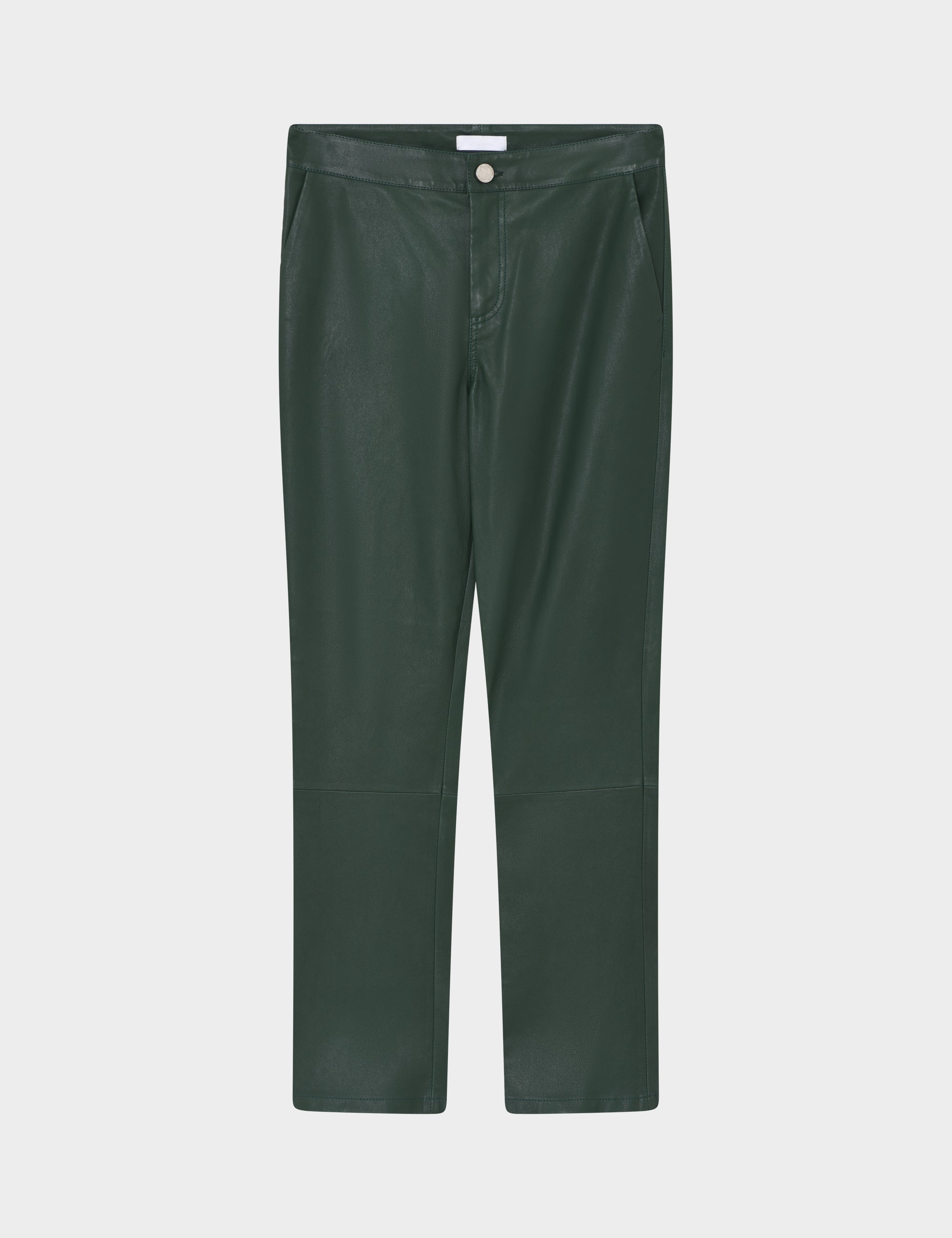 2NDDAY 2ND Leya - Refined Stretch Leather Pants 195914 Jungle Green