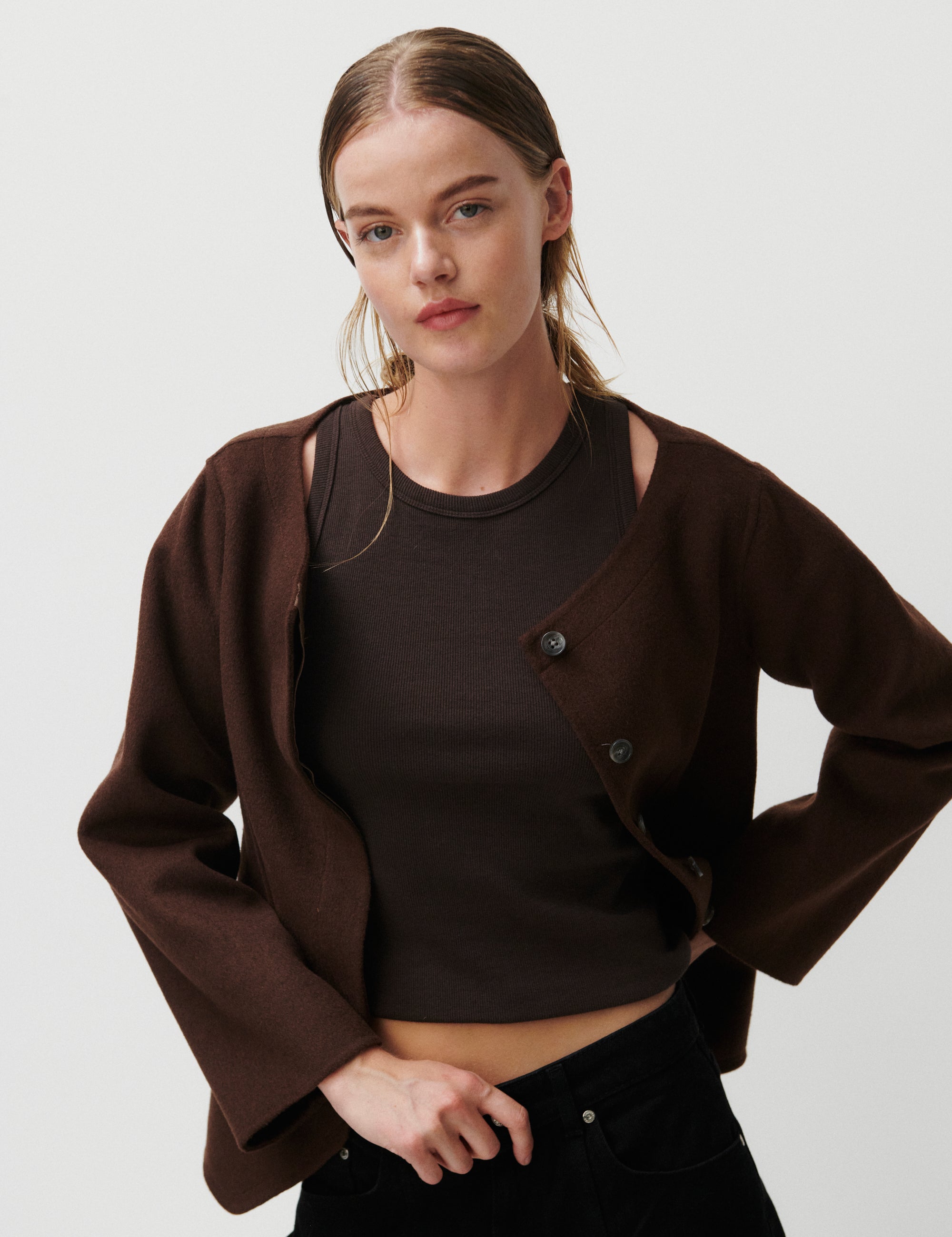 2NDDAY 2ND Lila - Smooth Wool Coats & Jackets 191016 JAVA