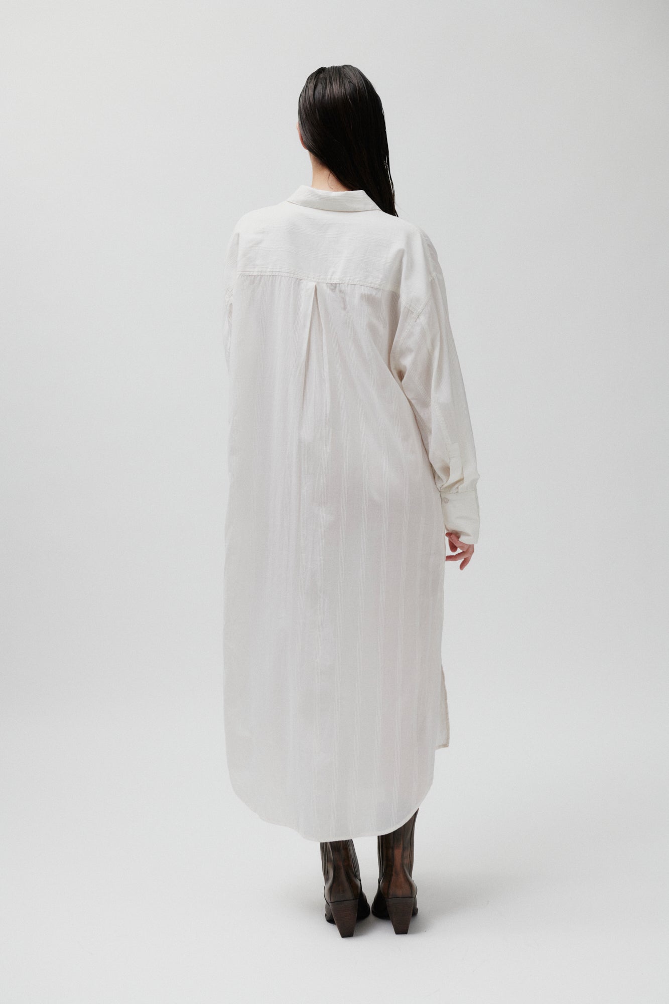 2NDDAY 2ND Maddy - Crispy Cotton Stripe - Dress Dress 111001 WHITE ALYSSUM