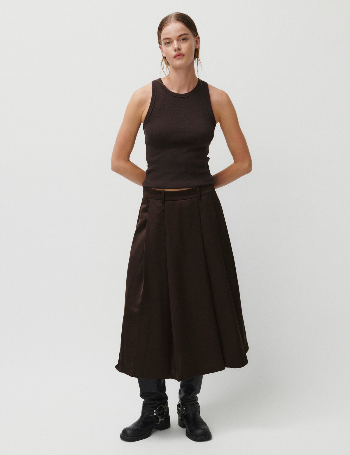 2NDDAY 2ND Matilda - Shiny Suiting - Skirt Skirt 191016 JAVA
