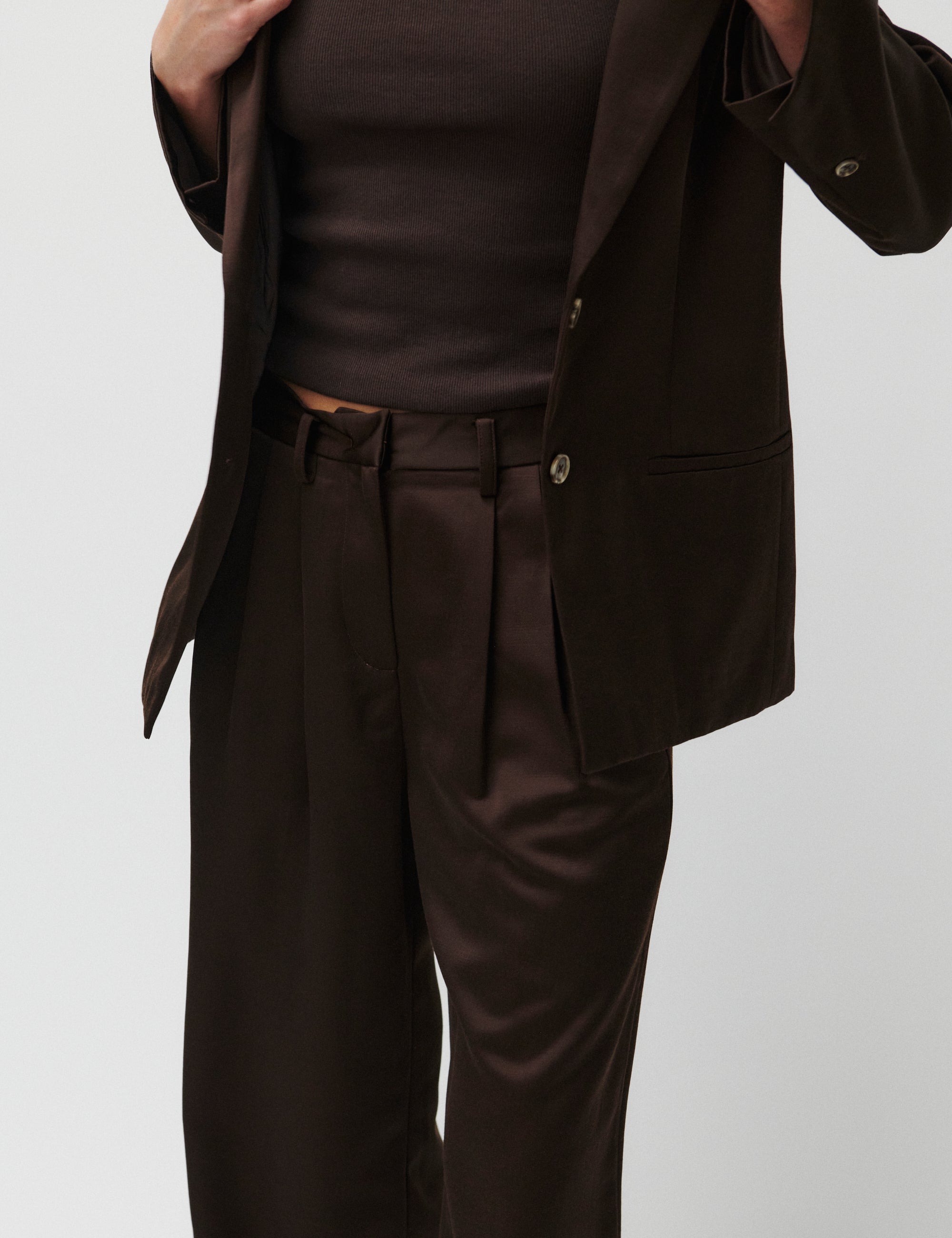 2NDDAY 2ND Mille - Shiny Suiting Pants 191016 JAVA