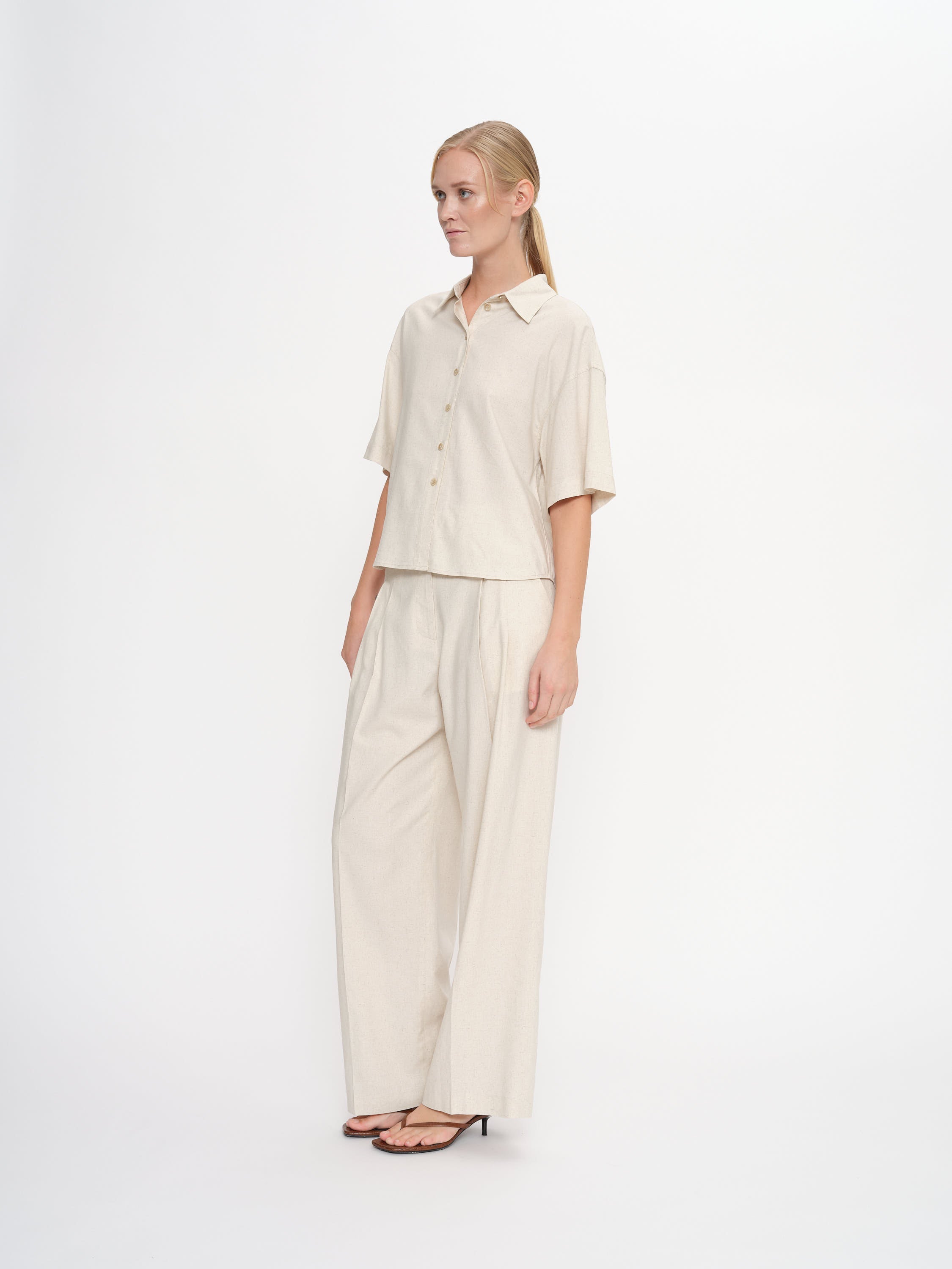 2NDDAY 2ND Mylos - Linen Pants 130000 Moonbean