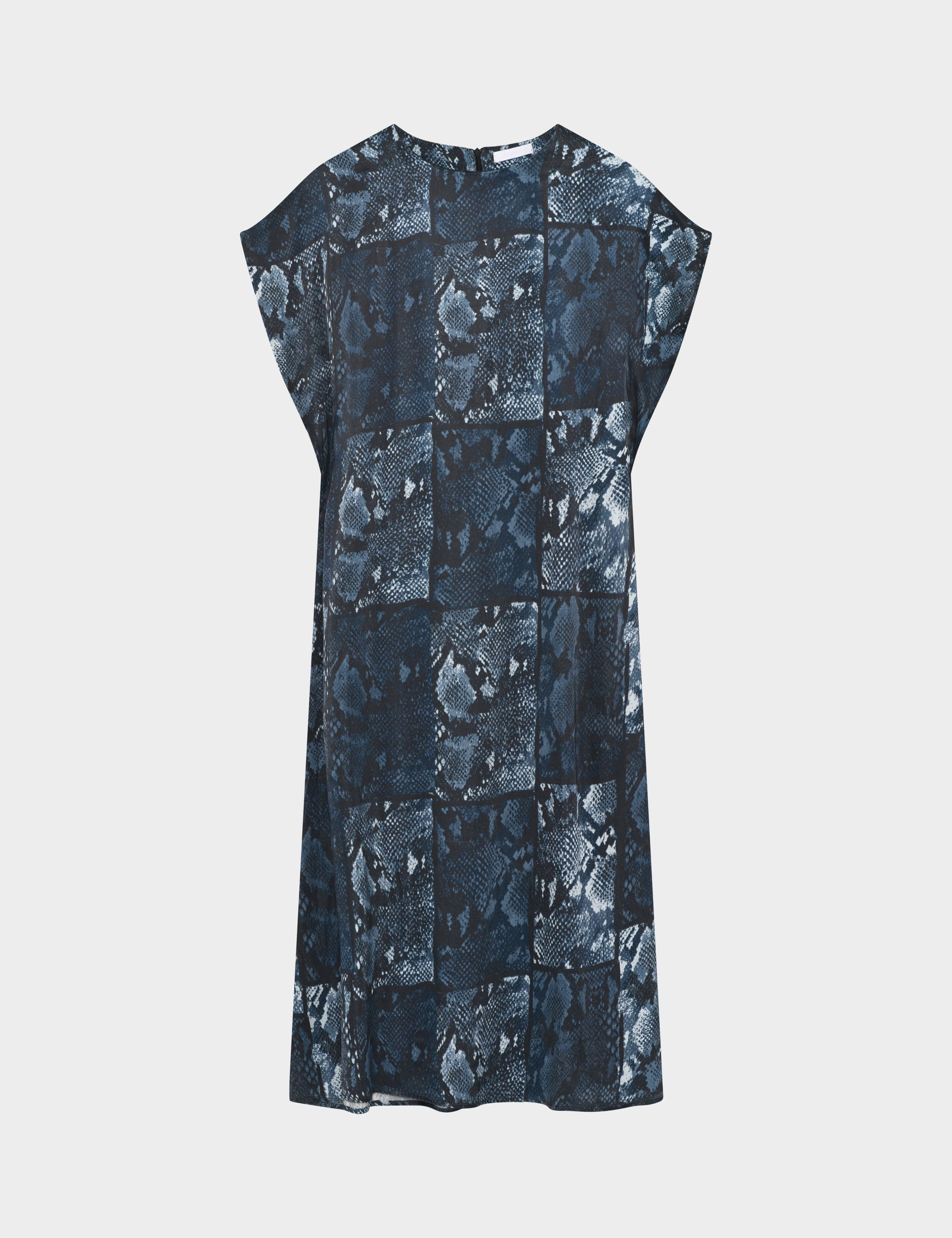 2NDDAY 2ND Patrice - Viscose Dress 420153 Ensign Blue Snake AOP