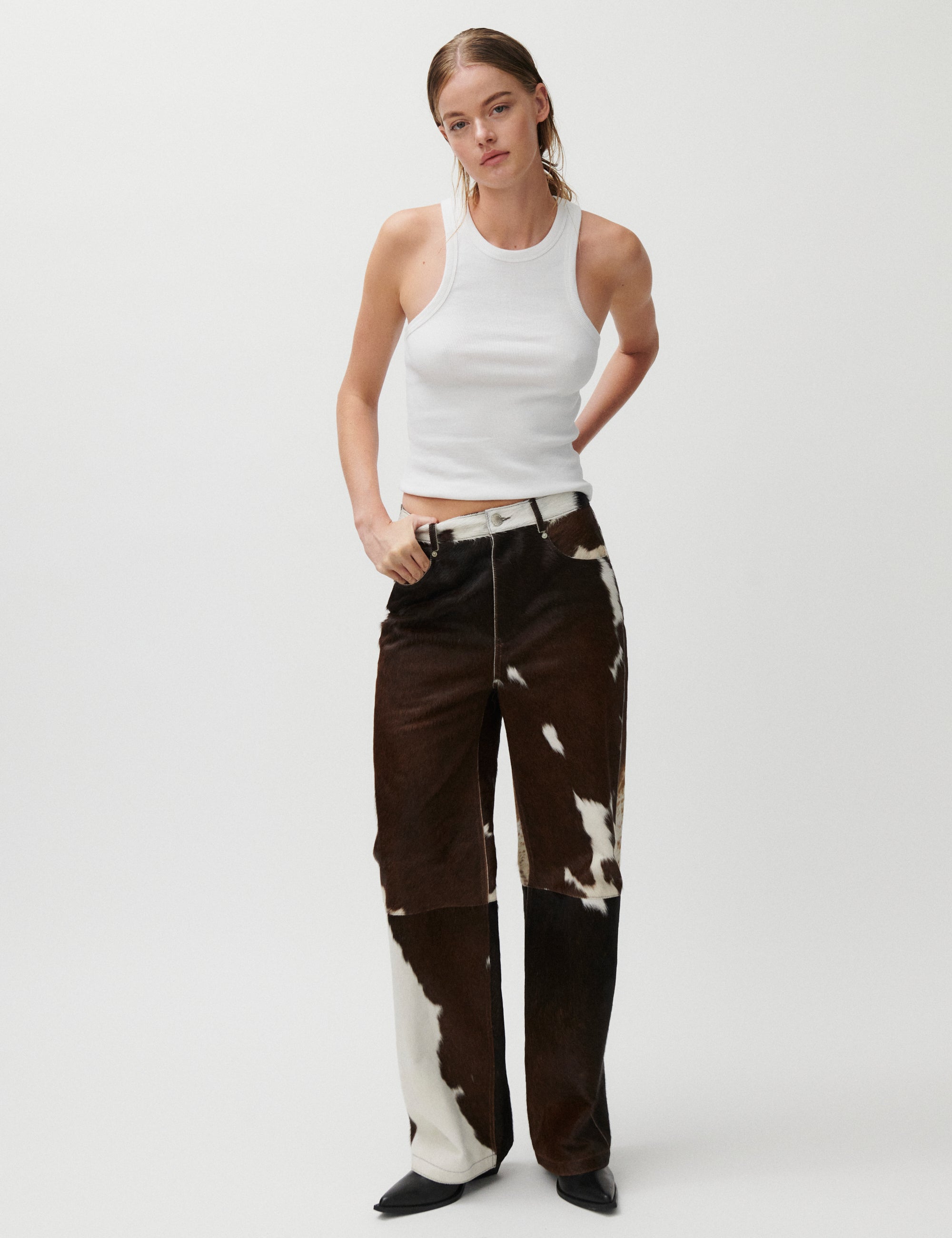 2NDDAY 2ND Rode - Cow Pants 191016 JAVA