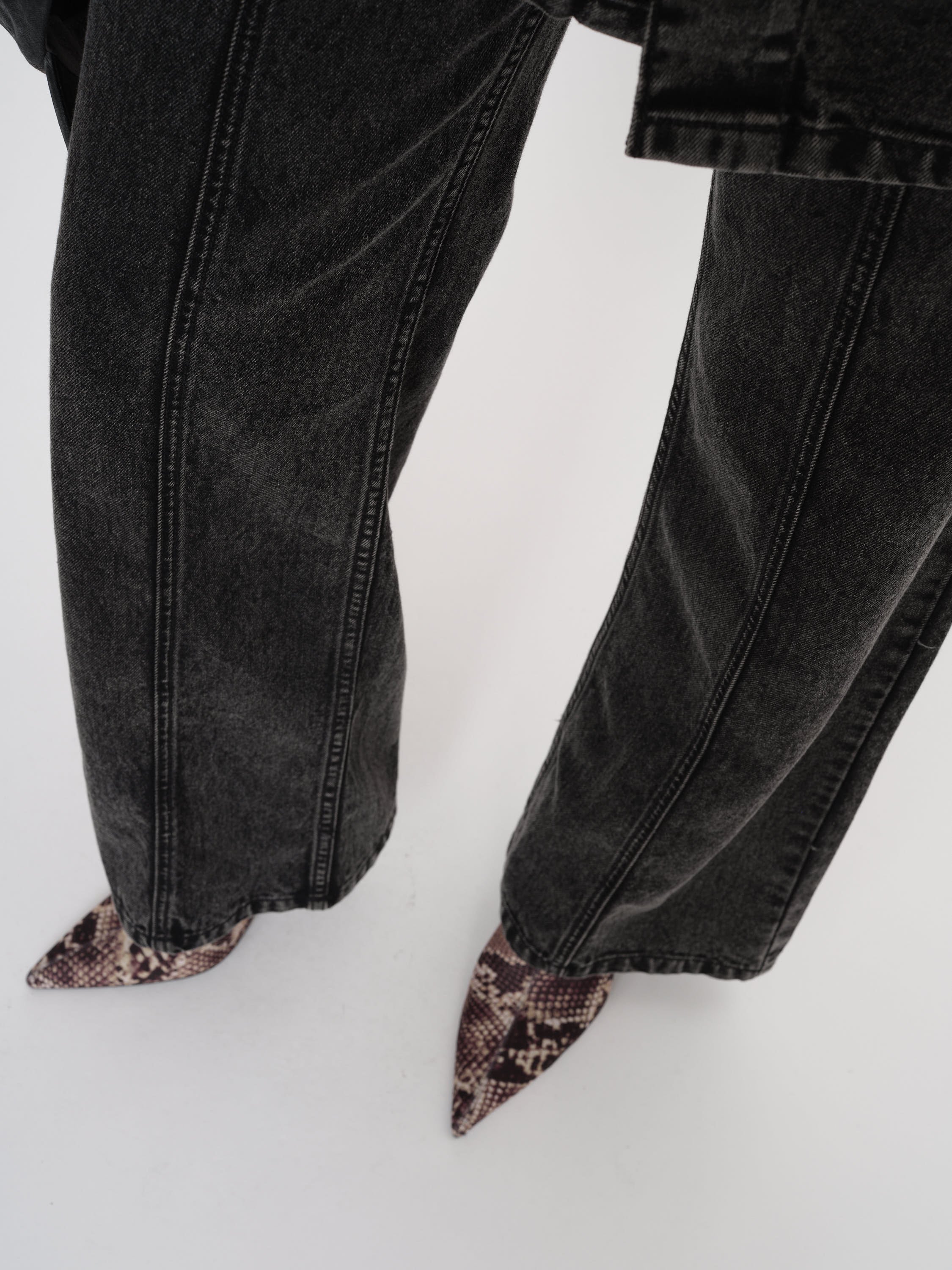 2NDDAY 2ND Rode - Dark Grey Denim Jeans D005 Grey Denim