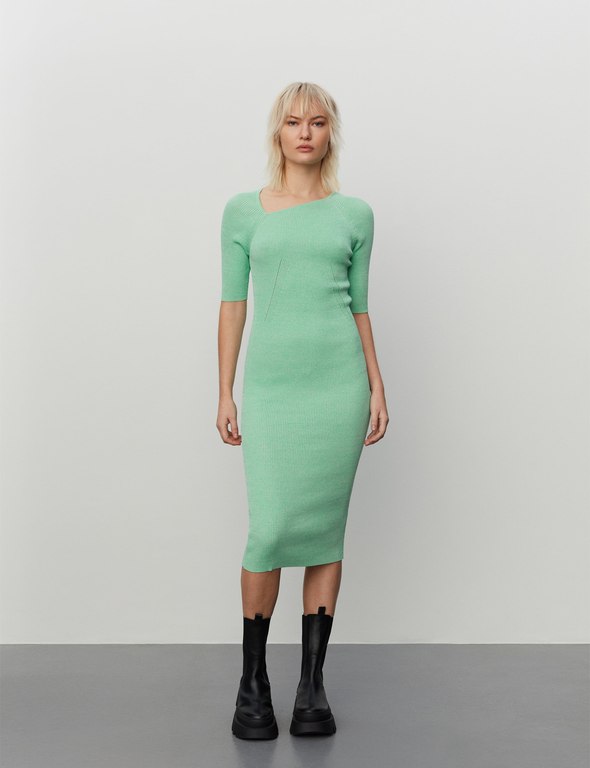 2NDDAY 2ND Rosalie Dress 420078 Ming Green Melange