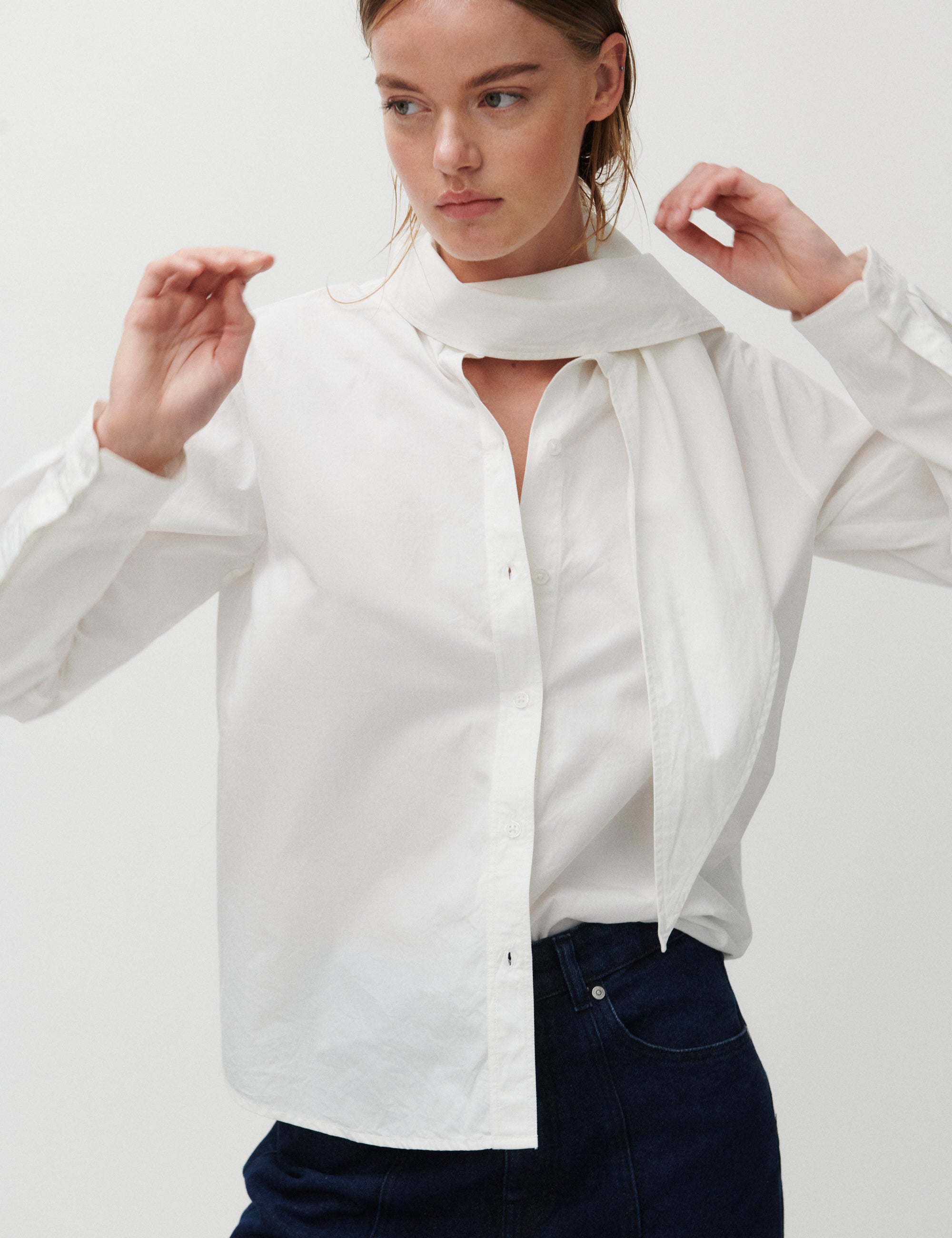 2NDDAY 2ND Silvie - Fine Crispy Poplin Shirts & Blouses 114801 TOFU