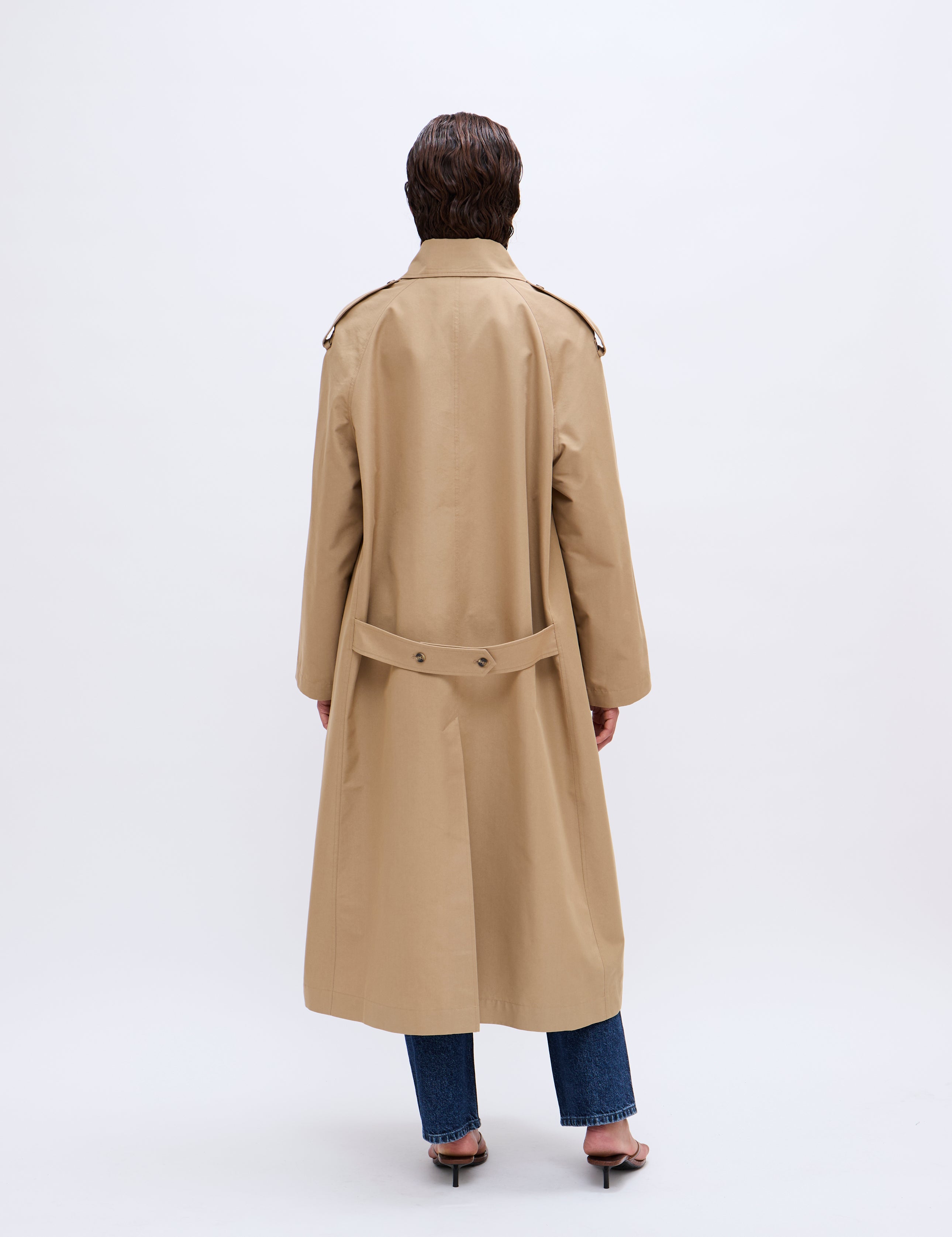 2NDDAY 2ND Willona - Firm Cotton Coat 171022 Kelp