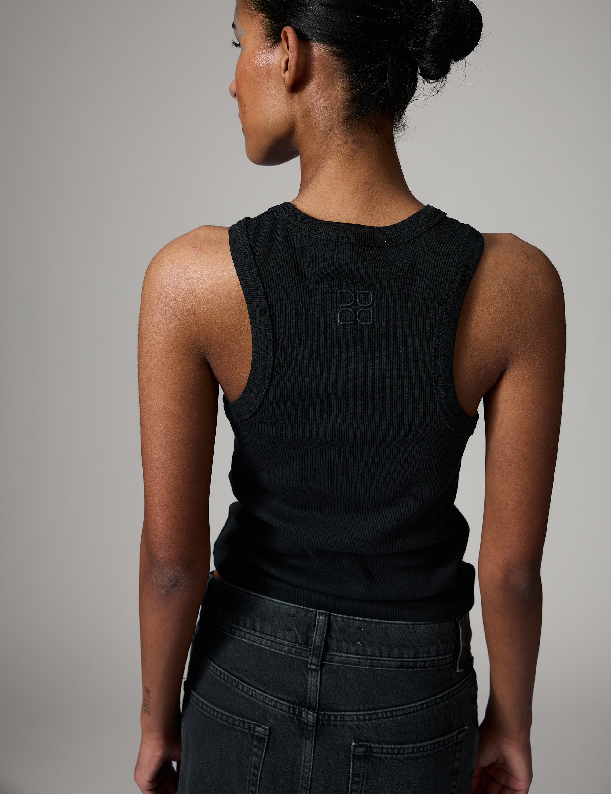 DAY Birger ét Mikkelsen Alisson - Classic Rib Top 190303 Black