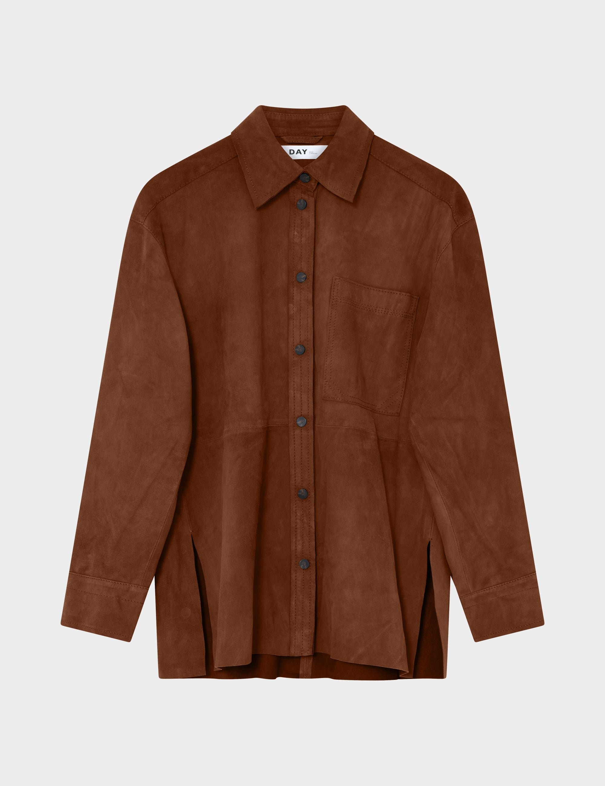 DAY Birger ét Mikkelsen Andreas - Light Suede Shirts & Blouses 181148 CARAMEL CAFE