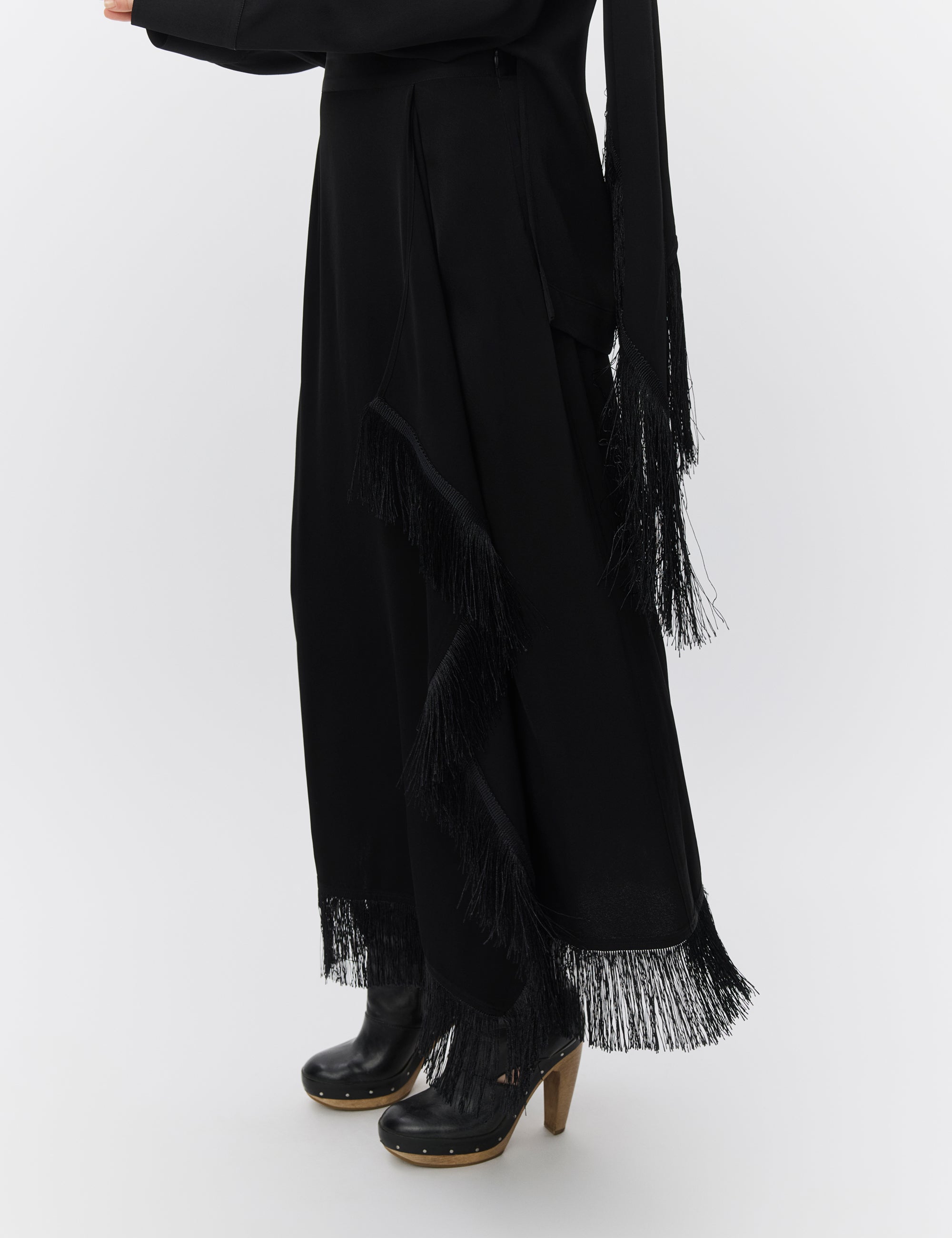 DAY Birger ét Mikkelsen Angelo - Matte crepe Skirt 190303 BLACK