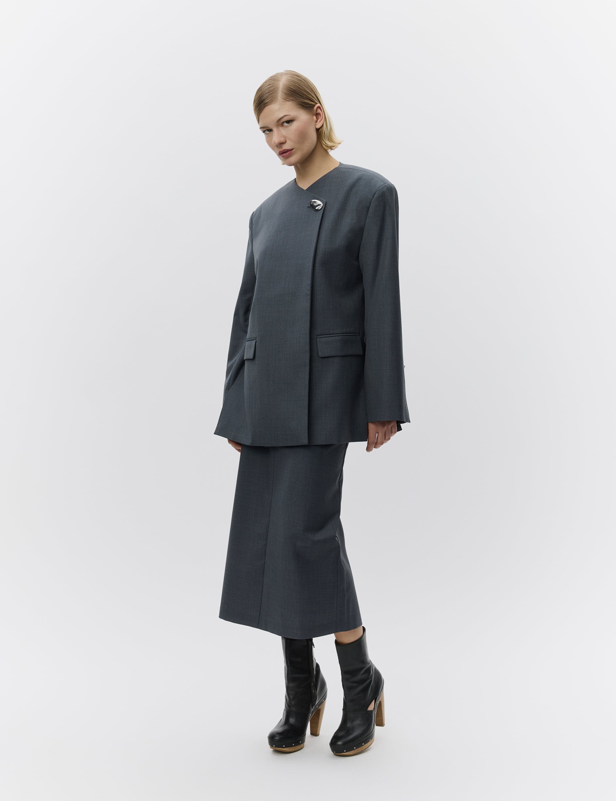 DAY Birger ét Mikkelsen Arvin - Classic Suiting Blazer 194104 EBONY