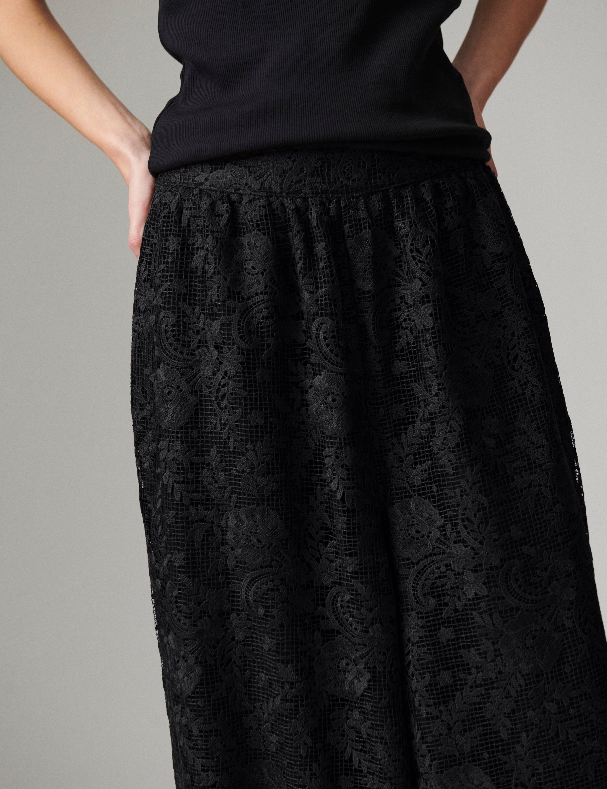 DAY Birger ét Mikkelsen Barbo - Day Crochet - Pants Pants 190303 Black