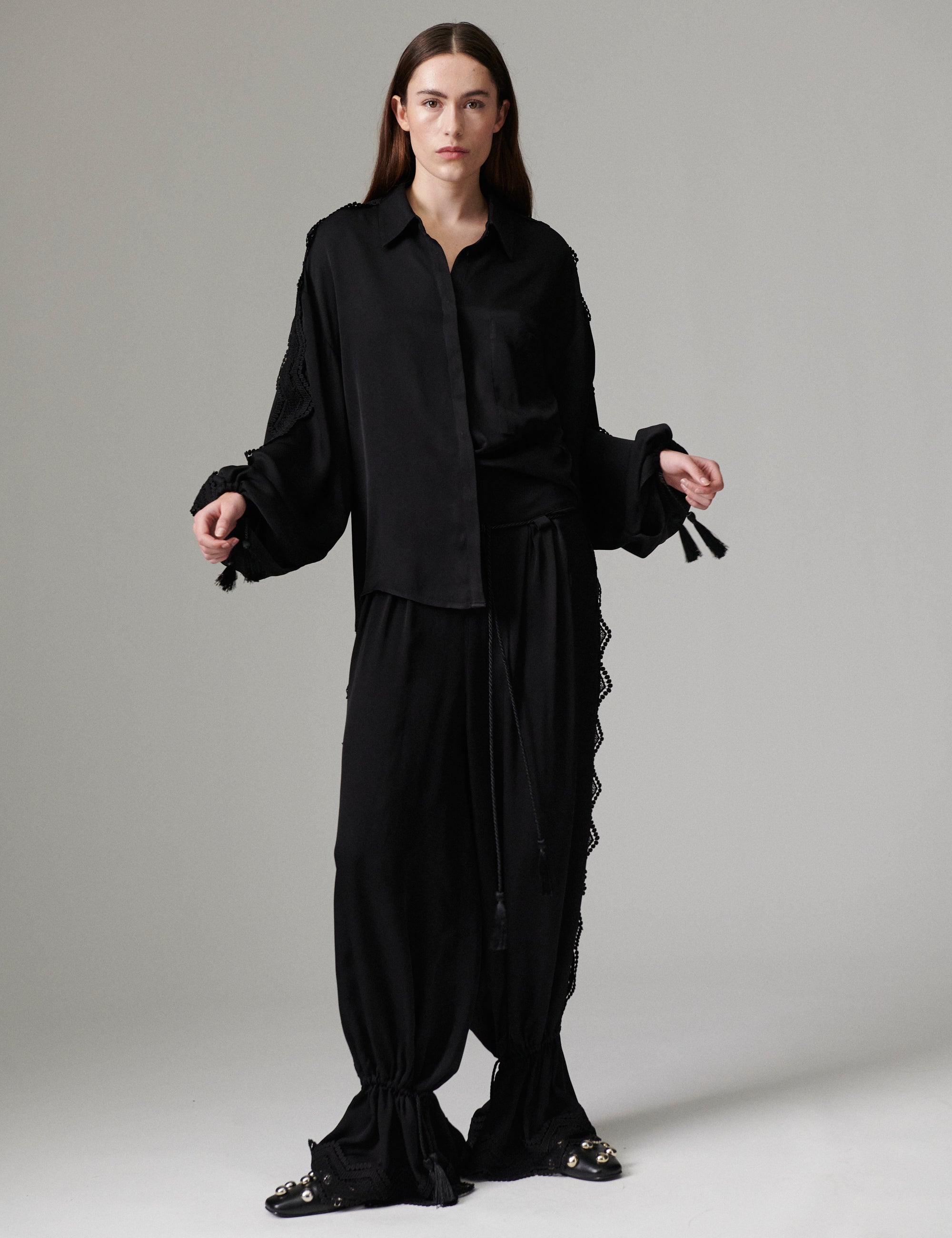 DAY Birger ét Mikkelsen Beate - Matte Crepe - Pants Pants 190303 Black