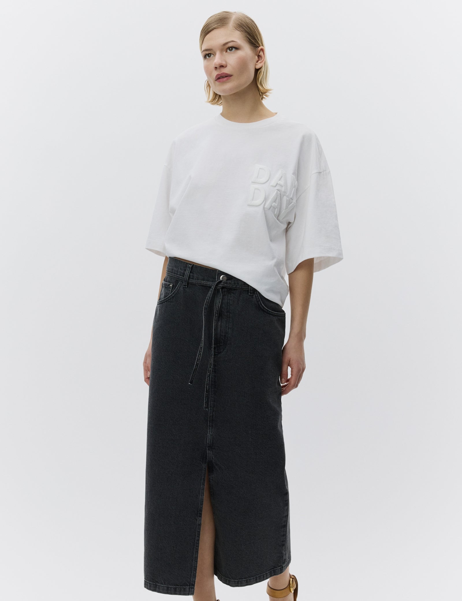 DAY Birger ét Mikkelsen Ben - Black Denim Skirt 190303 BLACK