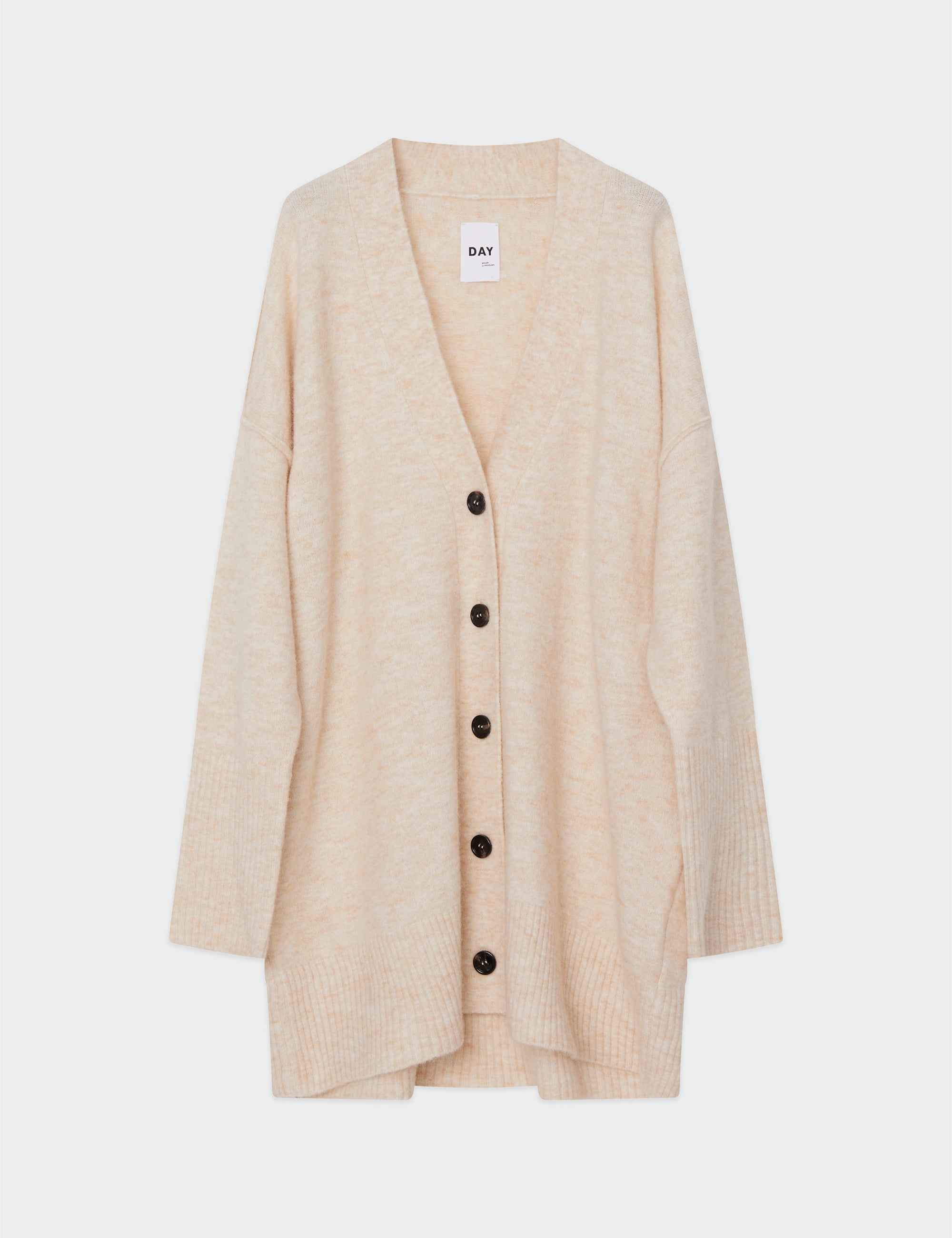 DAY Birger ét Mikkelsen Bobby - Cozy Days Cardigan 500002 CREME MELANGE
