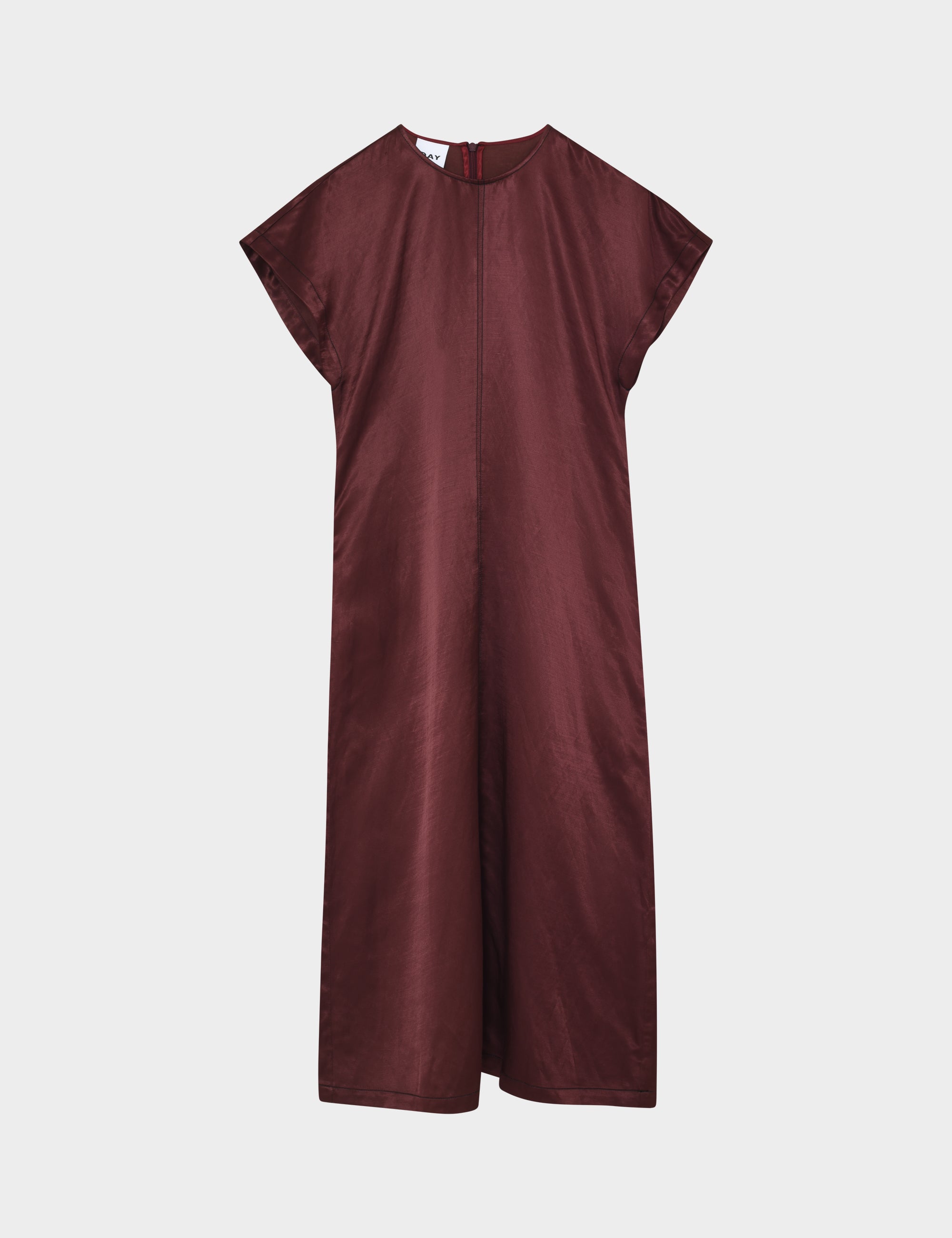 DAY Birger ét Mikkelsen Bray - High Shine Blend Dress 191317 Bitter Chocolate..