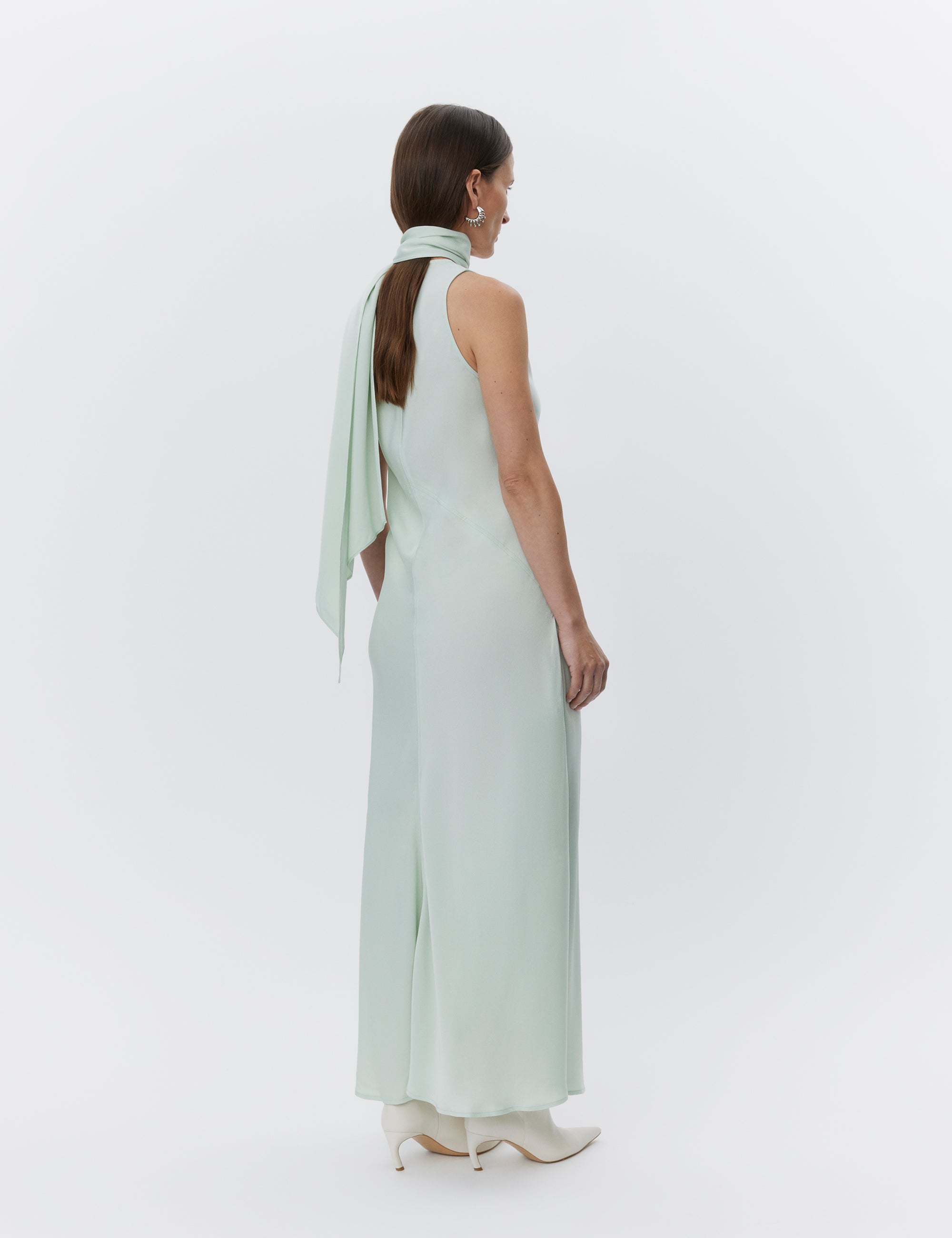 DAY Birger ét Mikkelsen Brielle - Matte Crepe Dress 136107 GREEN LILY