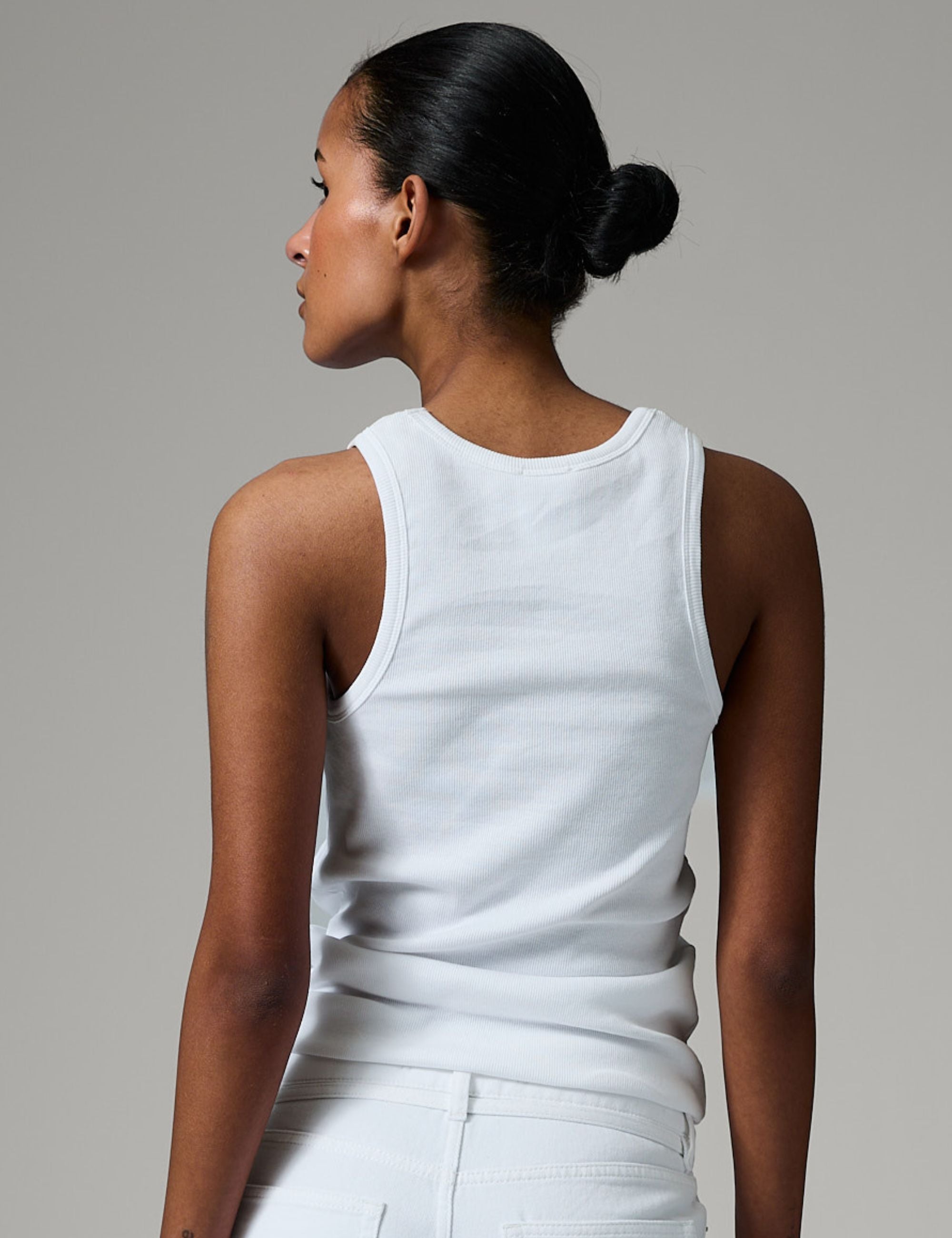 DAY Birger ét Mikkelsen Camilo - Classic Rib Top 110601 Bright White