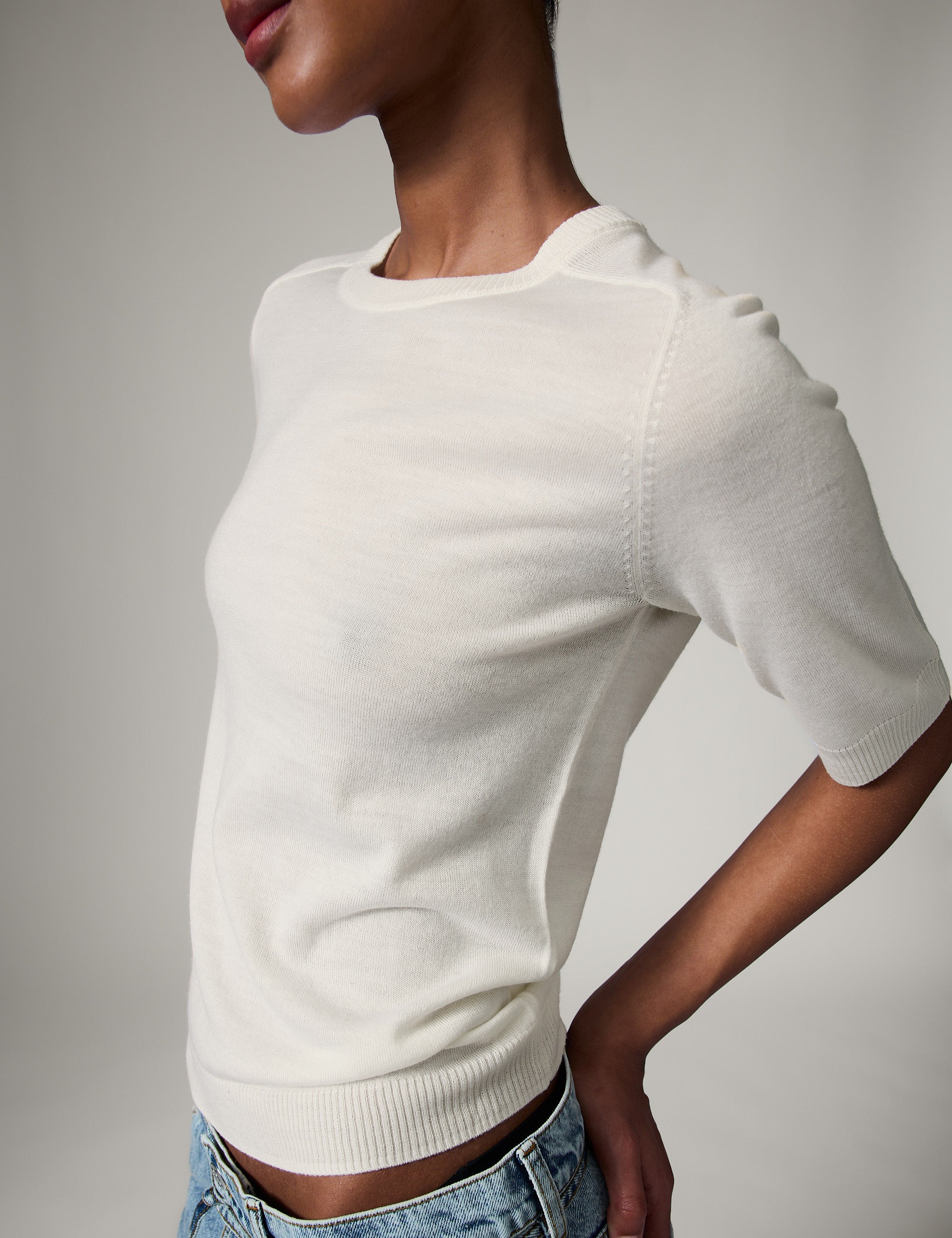 DAY Birger ét Mikkelsen Carolina - Daily Elements - Pullover Pullover 01002 Ivory Shade