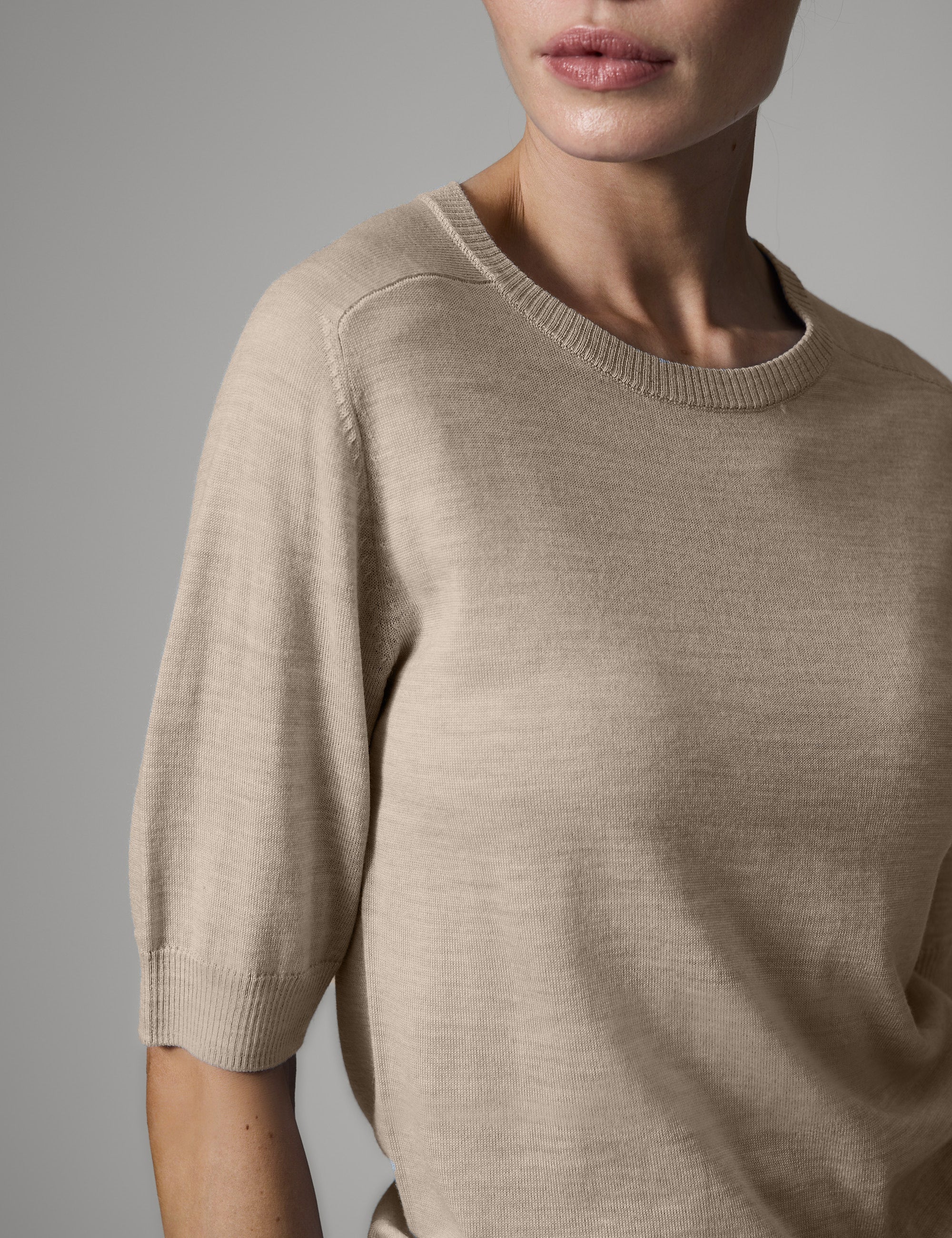 DAY Birger ét Mikkelsen Carolina - Daily Elements - Pullover Pullover 500004 LIGHT BEIGEMELANGE
