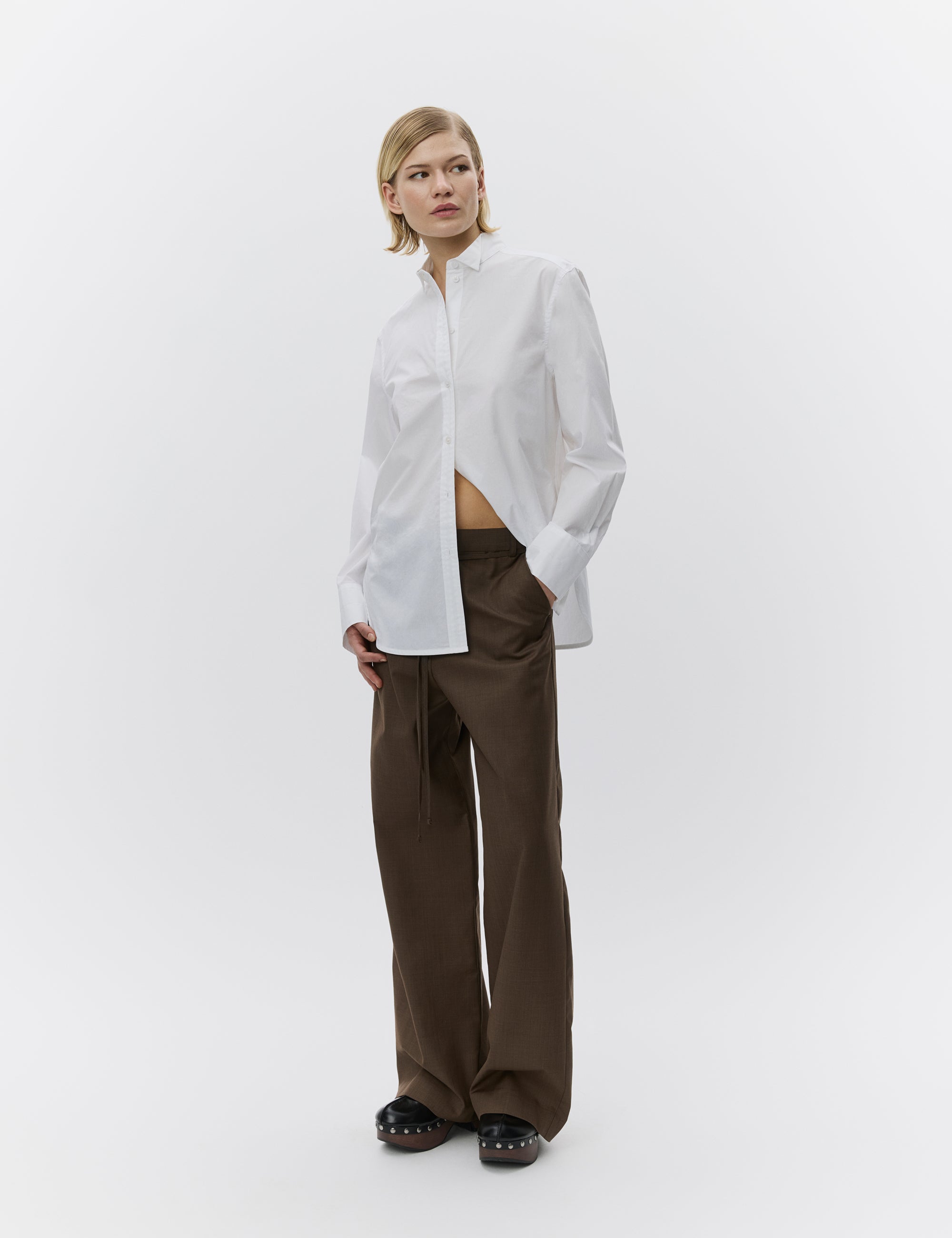 DAY Birger ét Mikkelsen Chen - Solid Cotton Shirts & Blouses 110601 Bright White