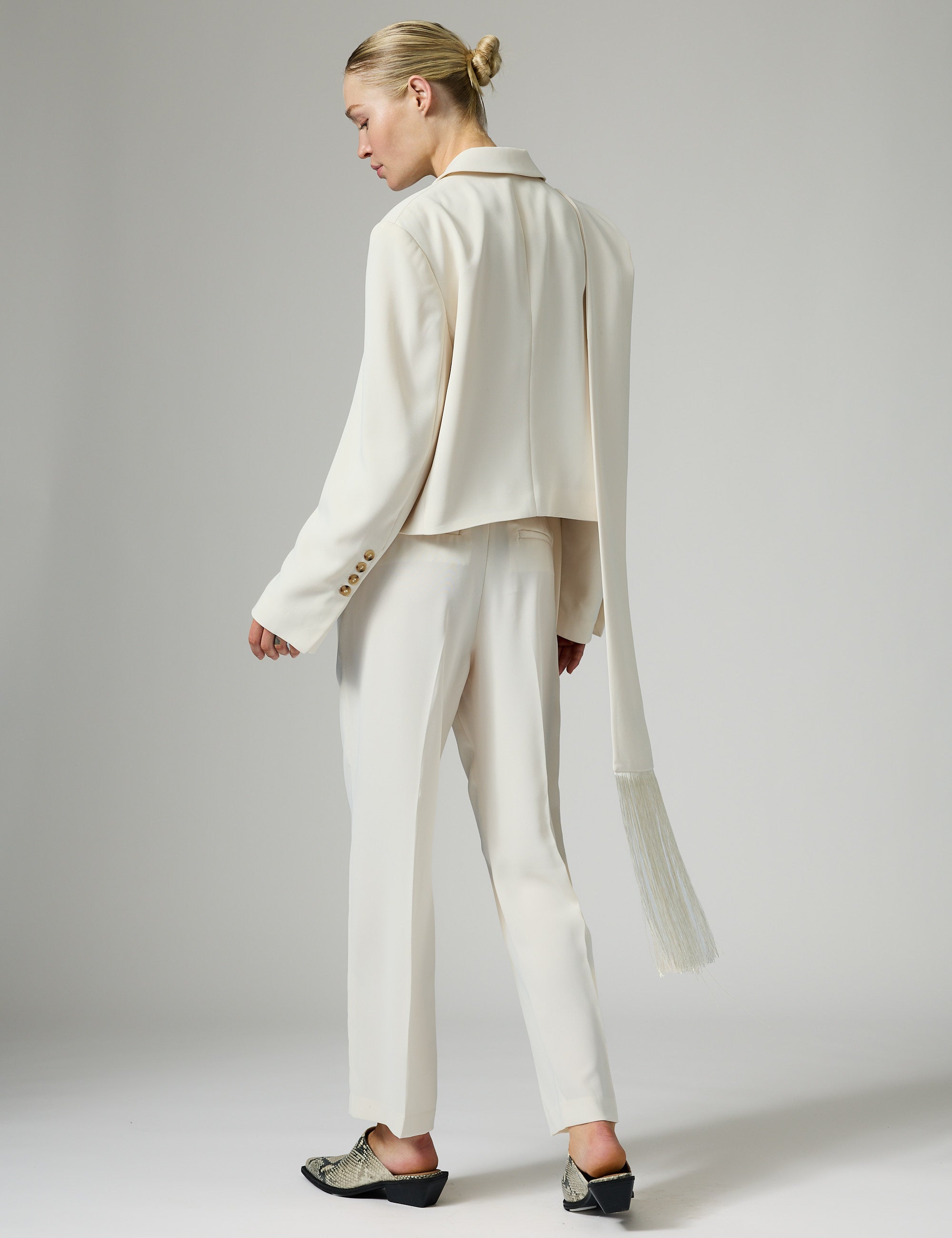 DAY Birger ét Mikkelsen Classic Lady - Classic Gabardine Pants 01002 Ivory Shade