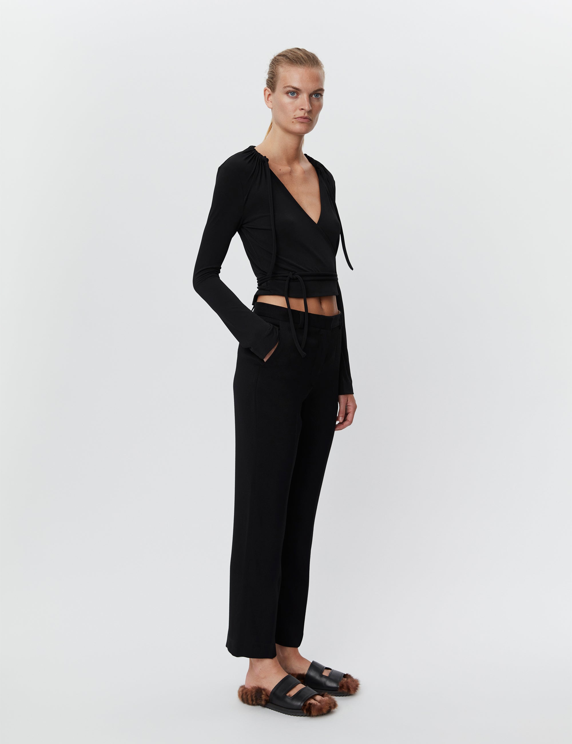 DAY Birger ét Mikkelsen Classic Lady - Viscose Twill Pants 190303 Black