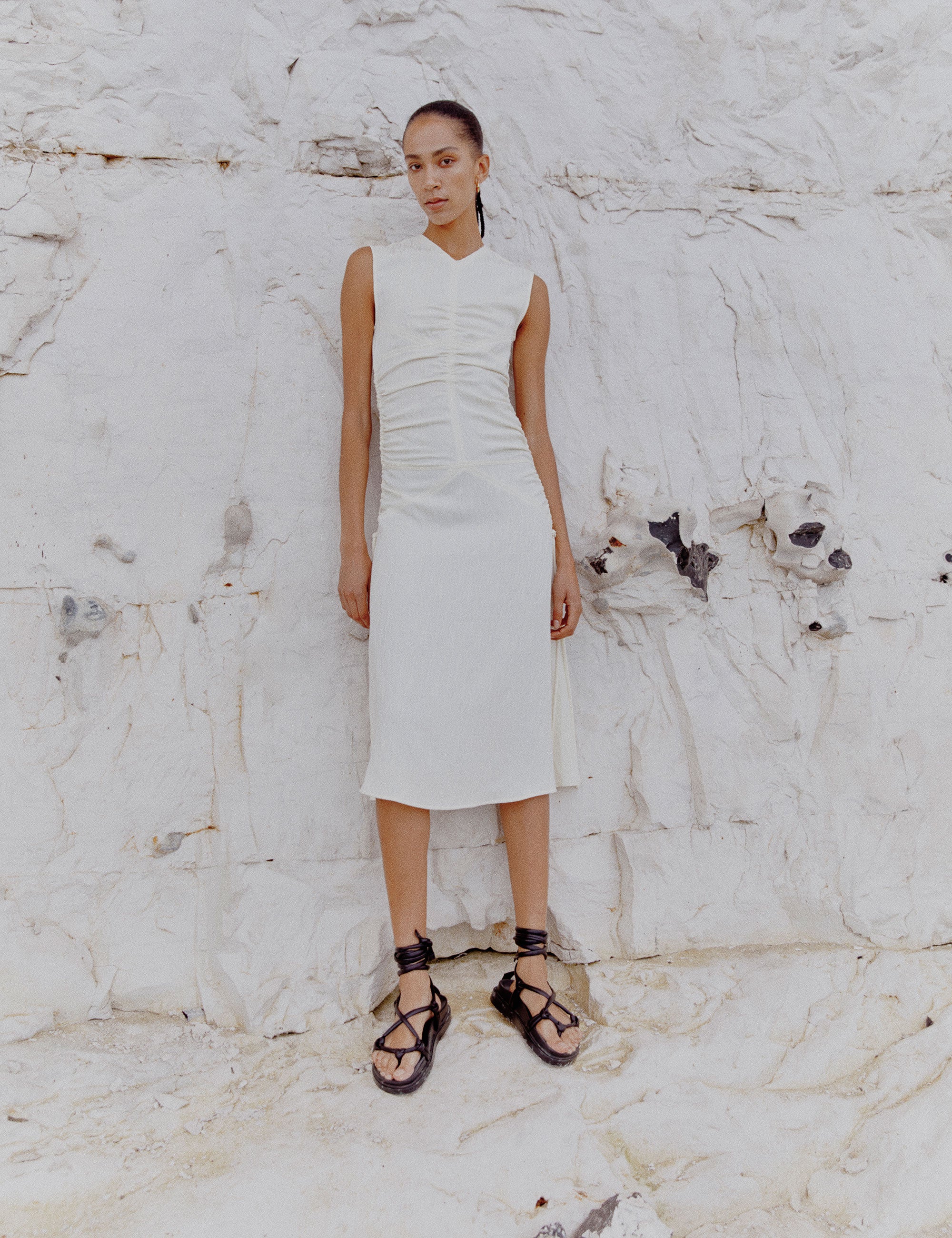 DAY Birger ét Mikkelsen Costa - Blossom Jacquard Dress 110104 Vanilla Ice