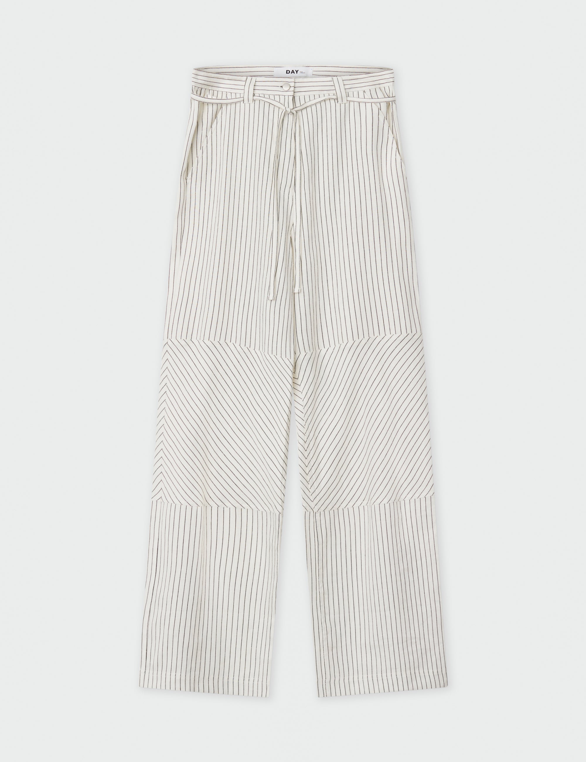DAY Birger ét Mikkelsen Culkin - Cozy Linen Stripe Pants 190303 Black
