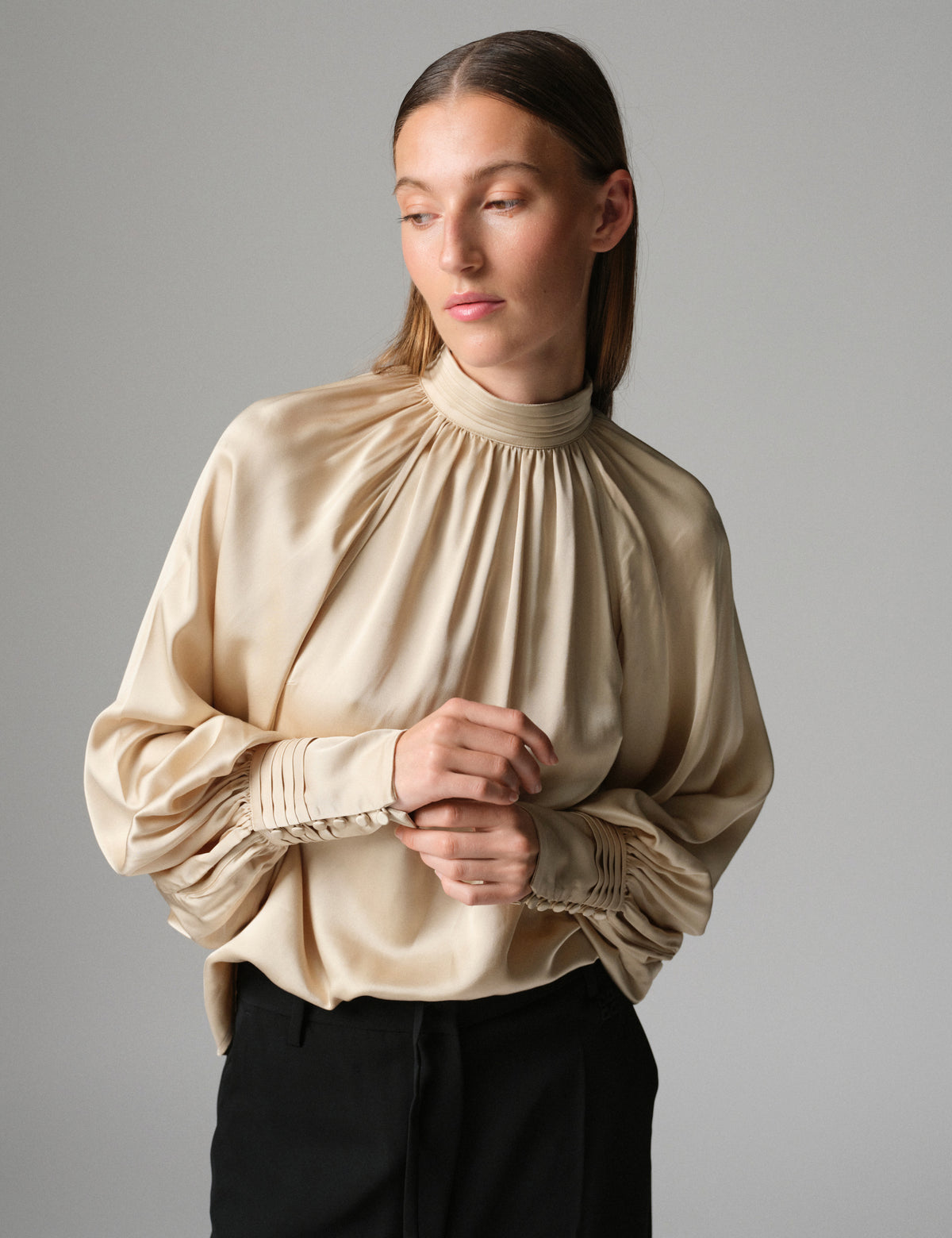 DAY Birger ét Mikkelsen DAYFema - Fluid Viscose - Blouse Blouse 151304 HUMUS