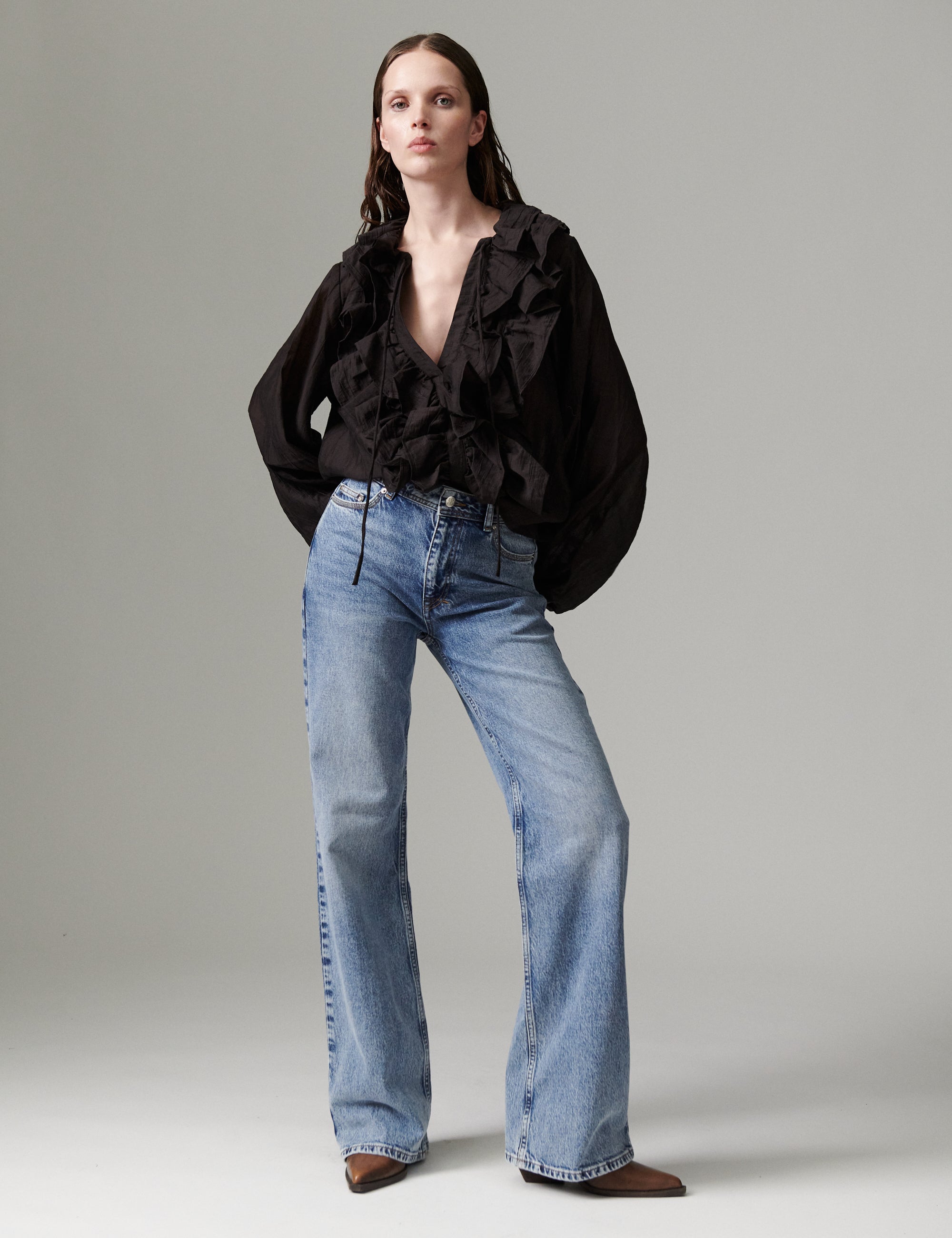 DAY Birger ét Mikkelsen DAYFrey - Tencilly - Blouse Blouse 191018 Ganache