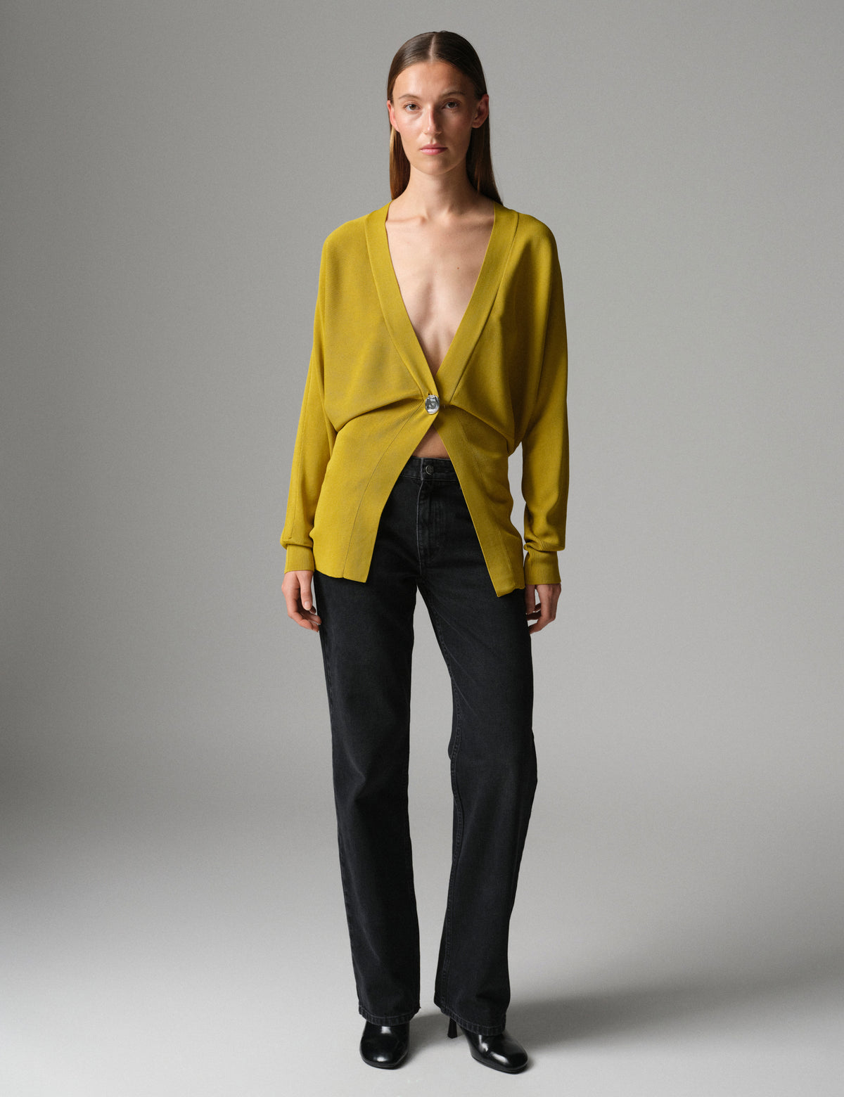 DAY Birger ét Mikkelsen DAYGabu - Modern Viscose - Cardigan Cardigan 170836 ECRU OLIVE