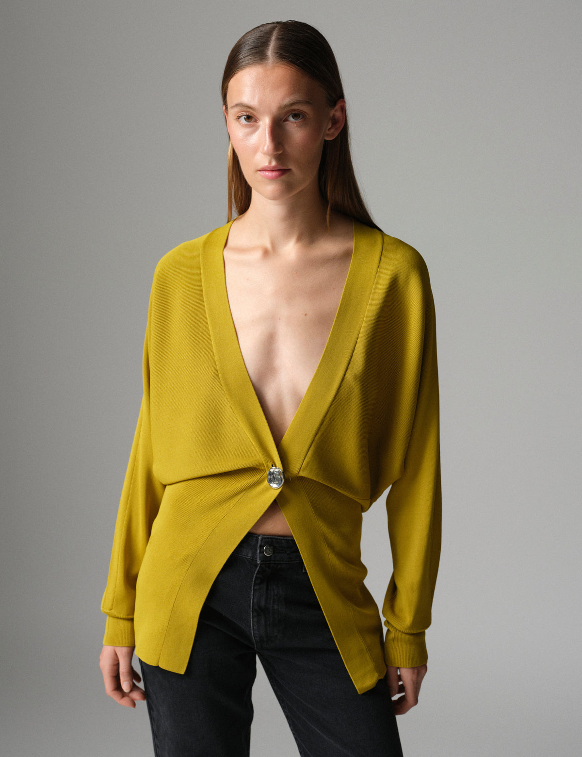 DAY Birger ét Mikkelsen DAYGabu - Modern Viscose - Cardigan Cardigan 170836 ECRU OLIVE